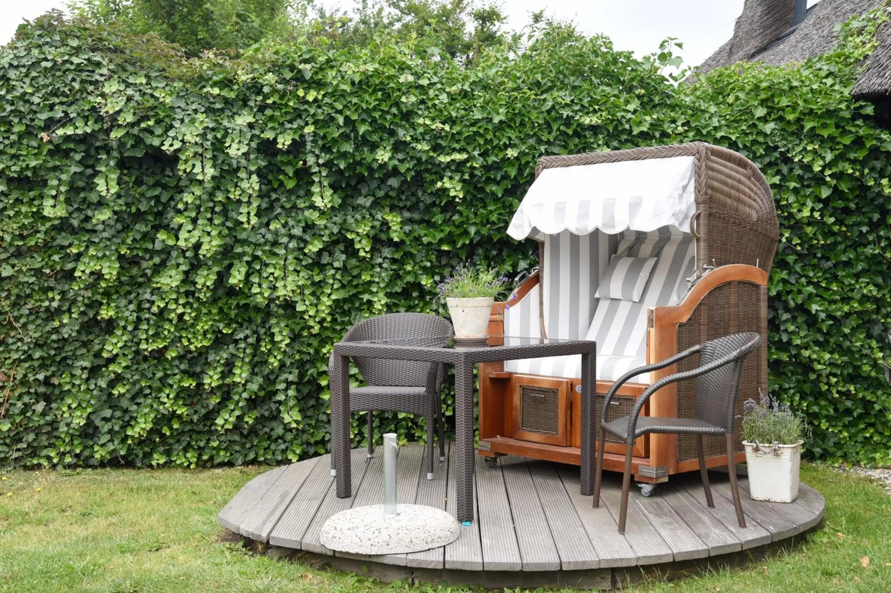 Patio in Relais & Châteaux Landhaus Stricker