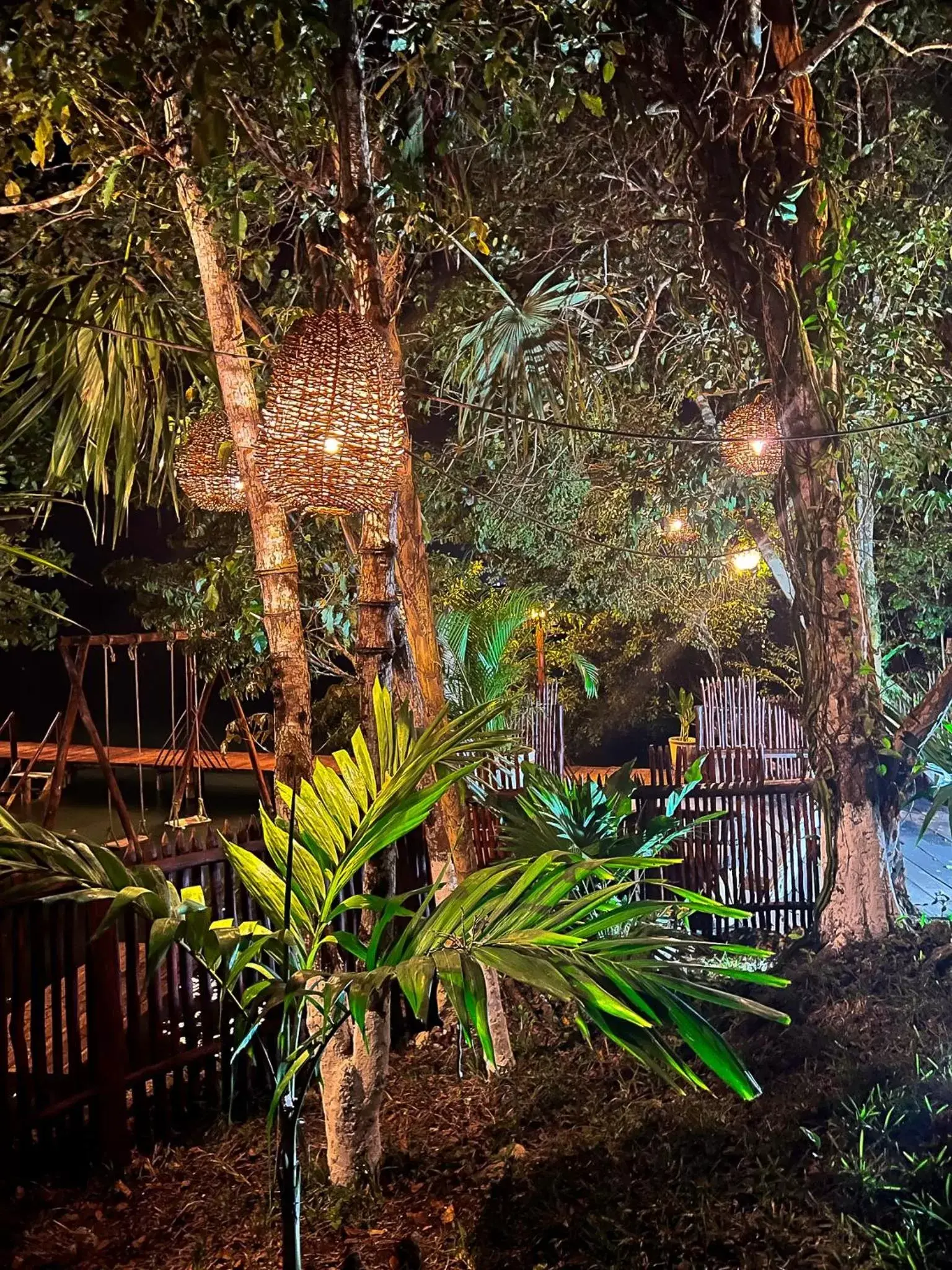 Night, Garden in Hotel Boutique Aurea