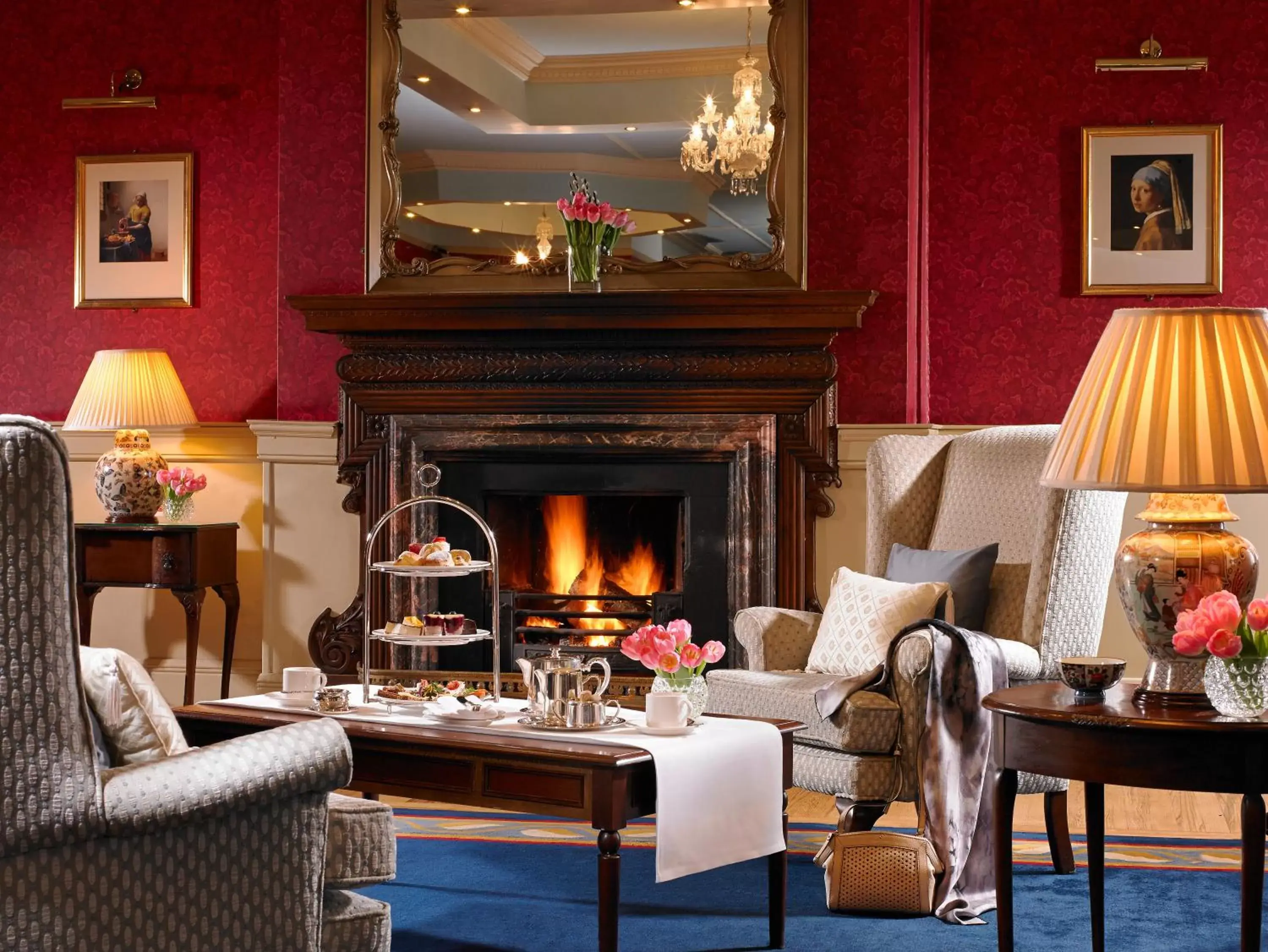 flat iron, Seating Area in Knockranny House Hotel & Spa