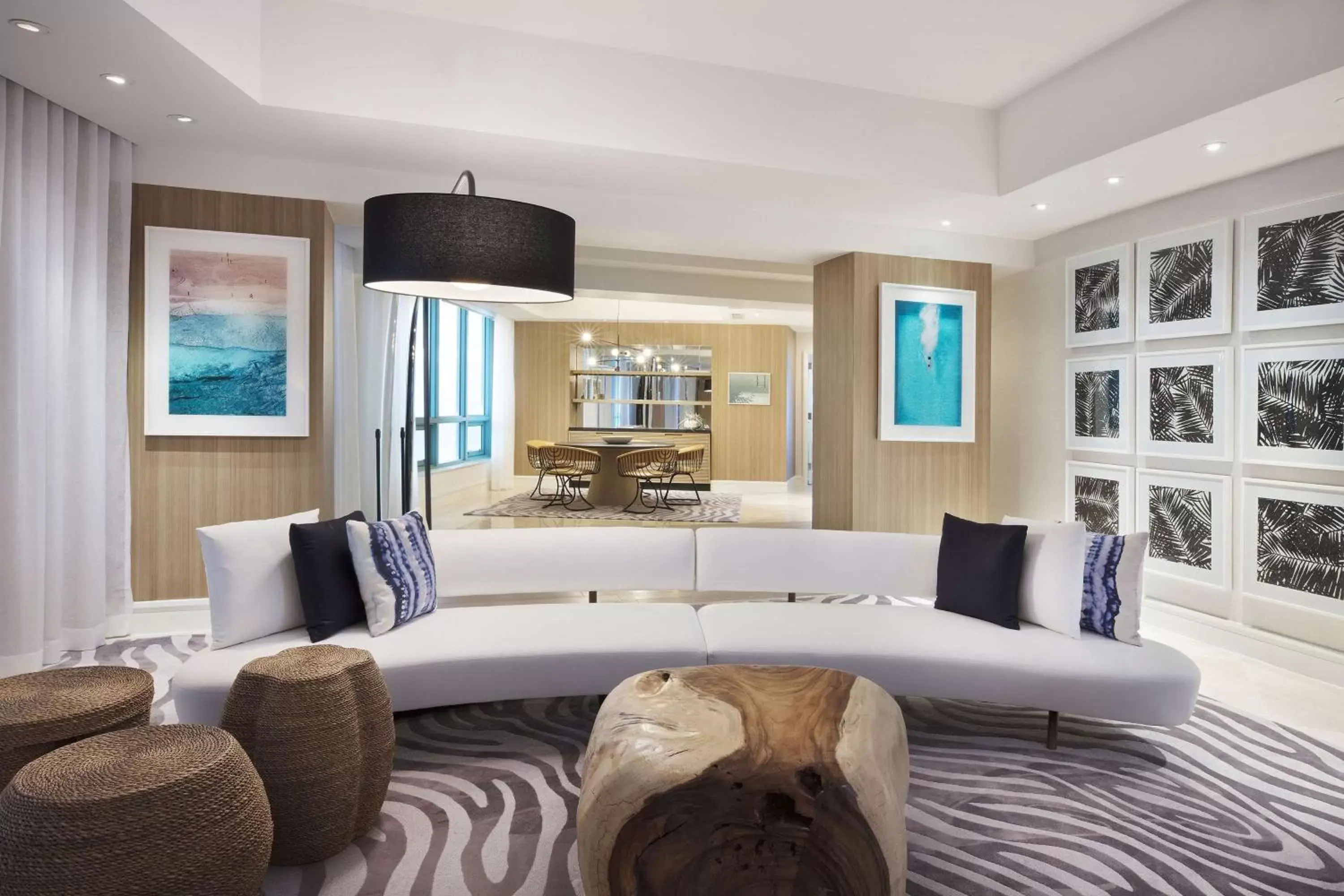 Living room, Seating Area in The Diplomat Beach Resort Hollywood, Curio Collection by Hilton
