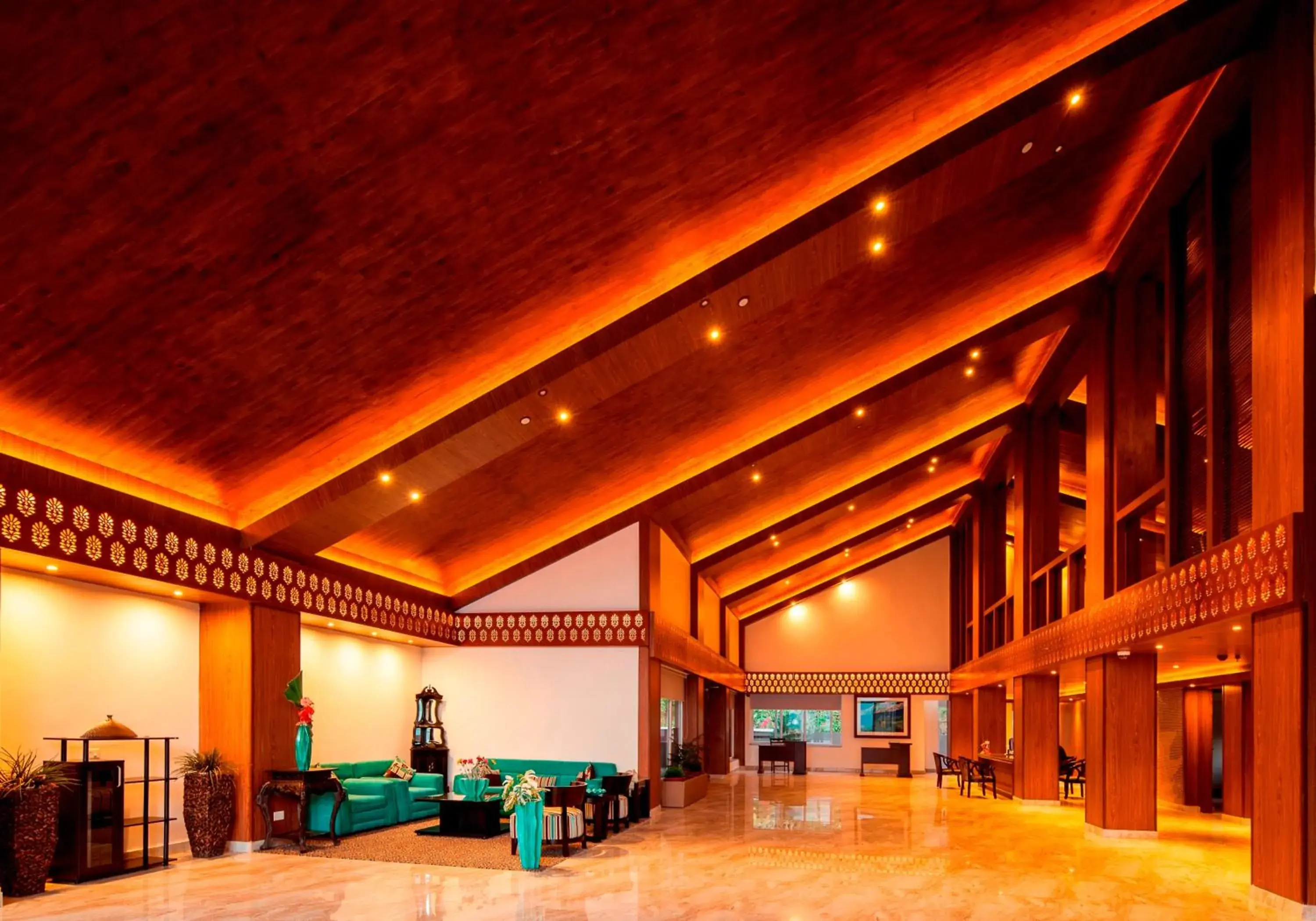 Lobby or reception in Hotel Sinclairs Retreat Kalimpong