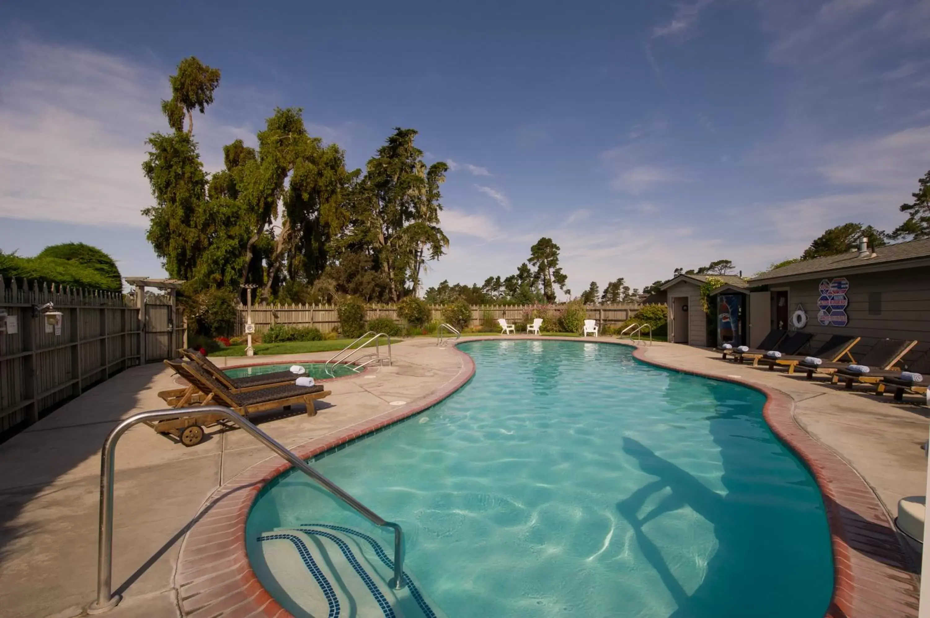 Swimming Pool in Cambria Pines Lodge