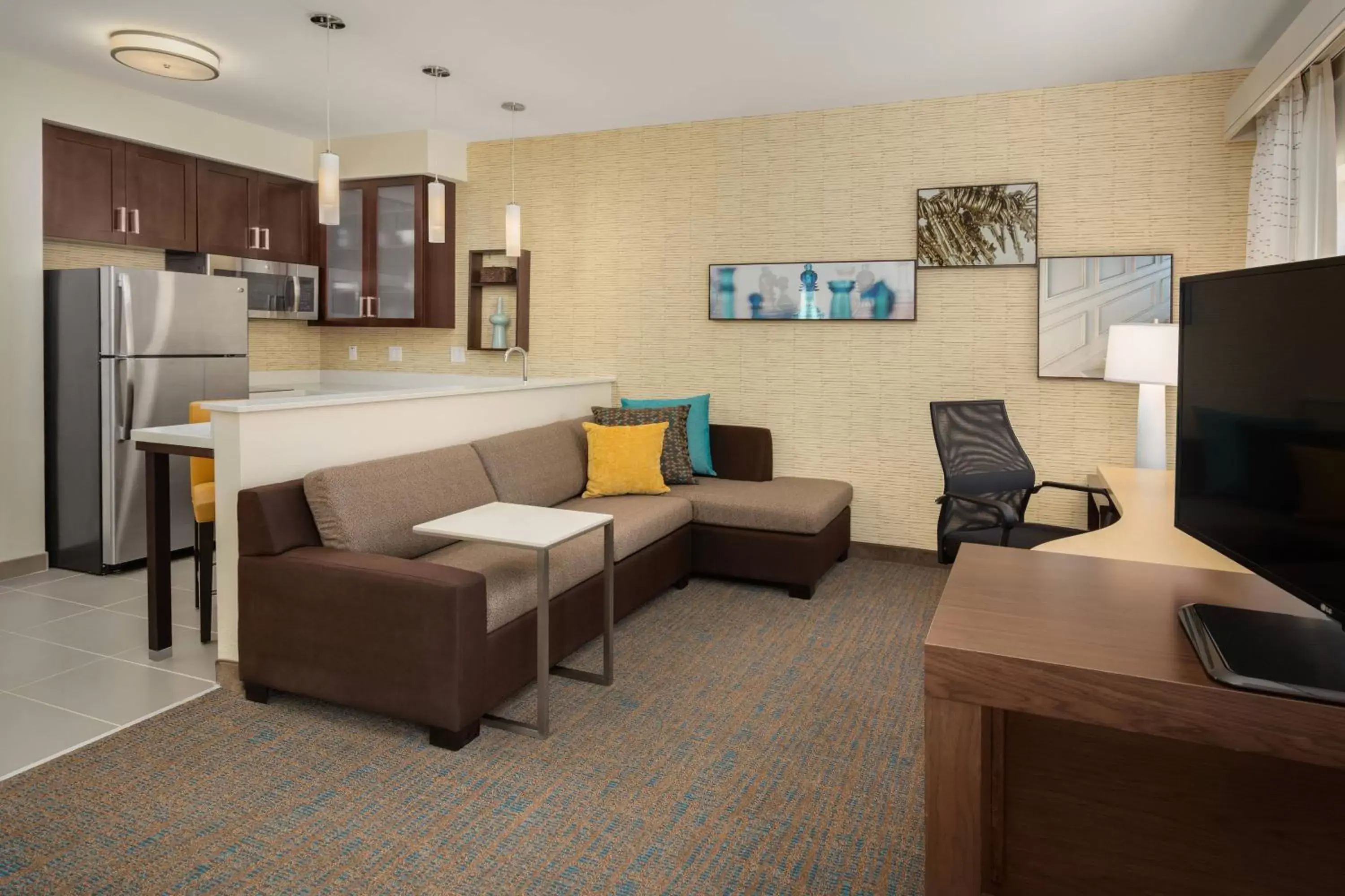 Living room, Seating Area in Residence Inn by Marriott Shreveport-Bossier City/Downtown