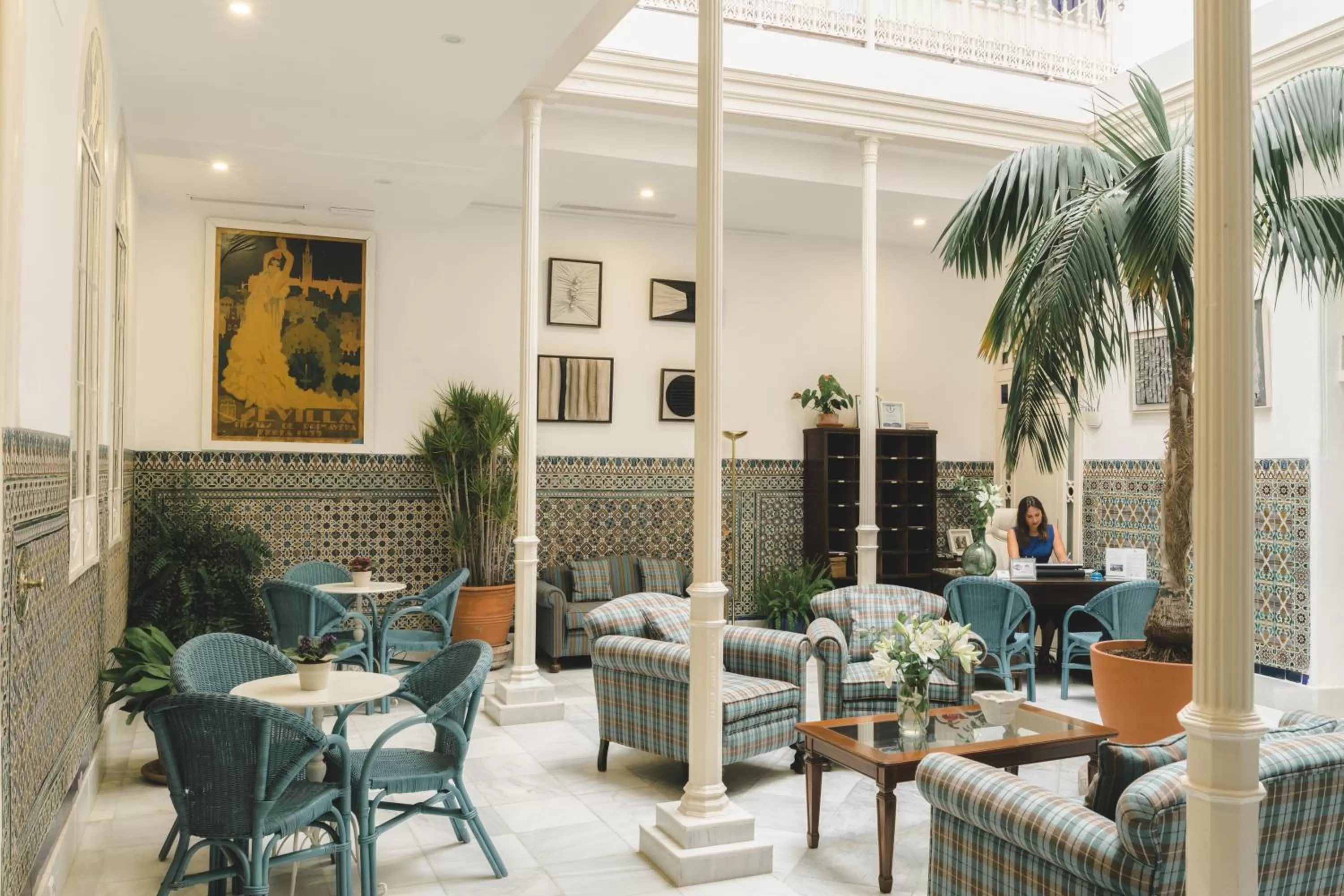 Patio in Hotel Boutique Casa de Colón