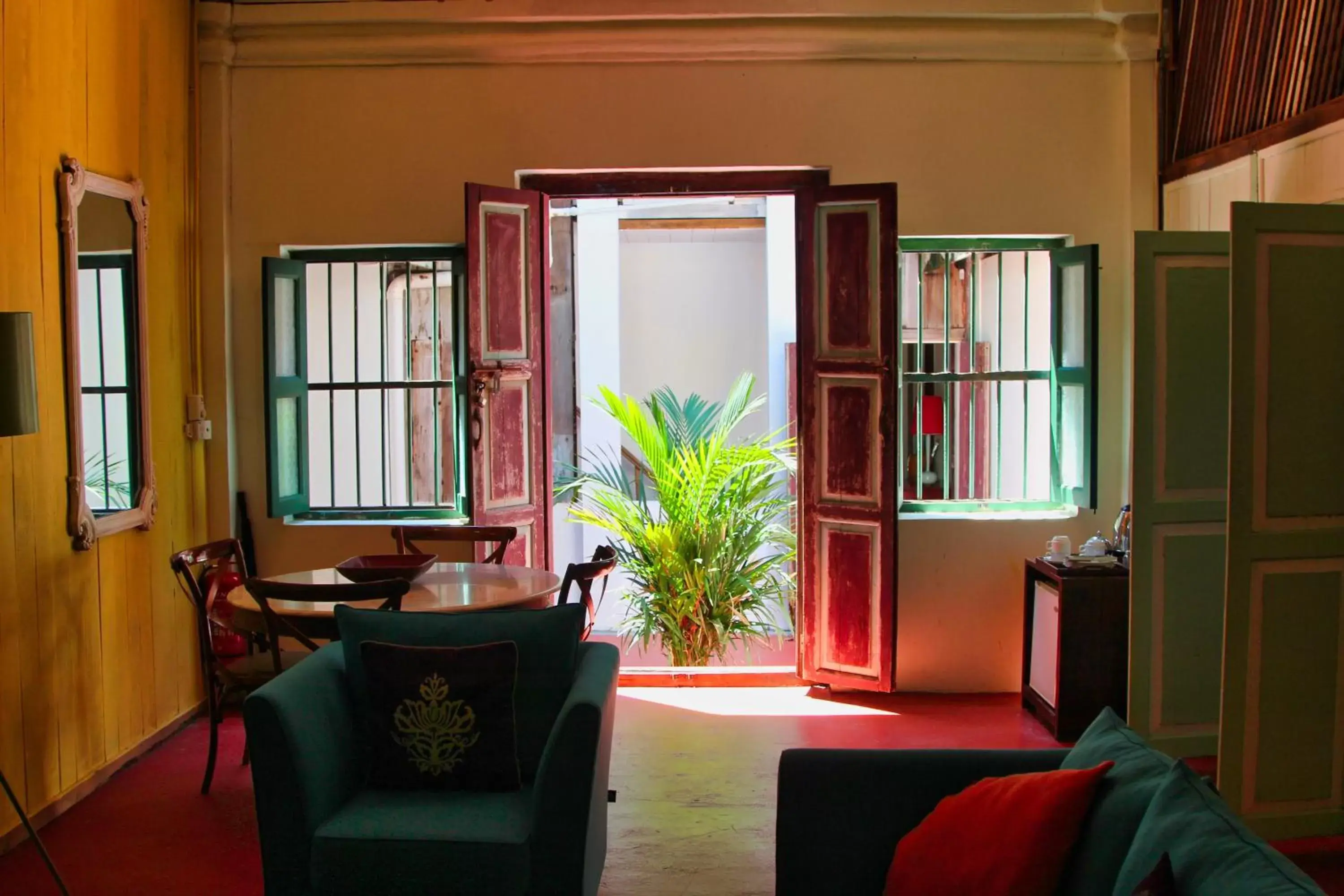 Seating Area in Temple Tree Resort