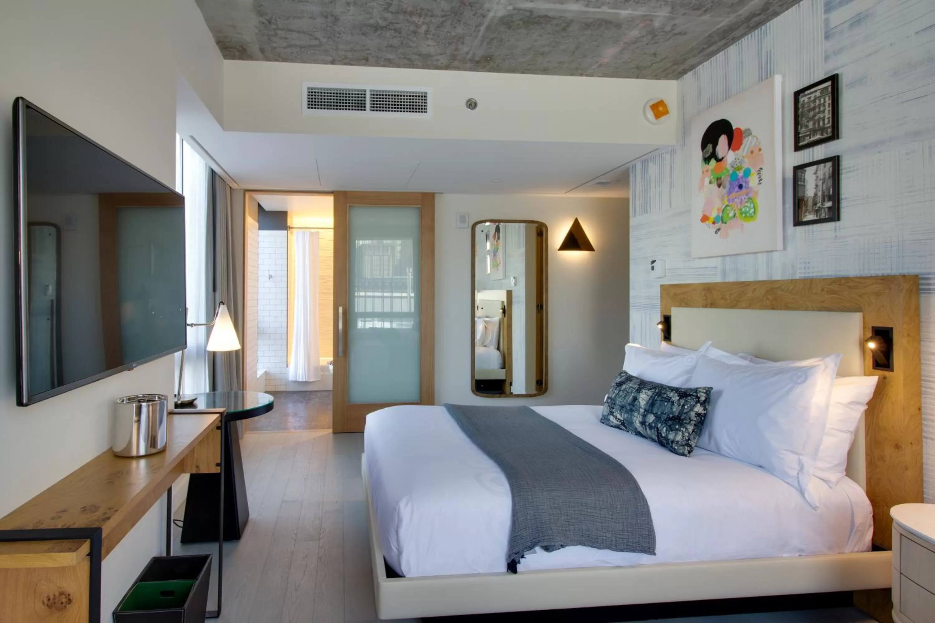 King Room with City View in Hotel 50 Bowery, part of JdV by Hyatt