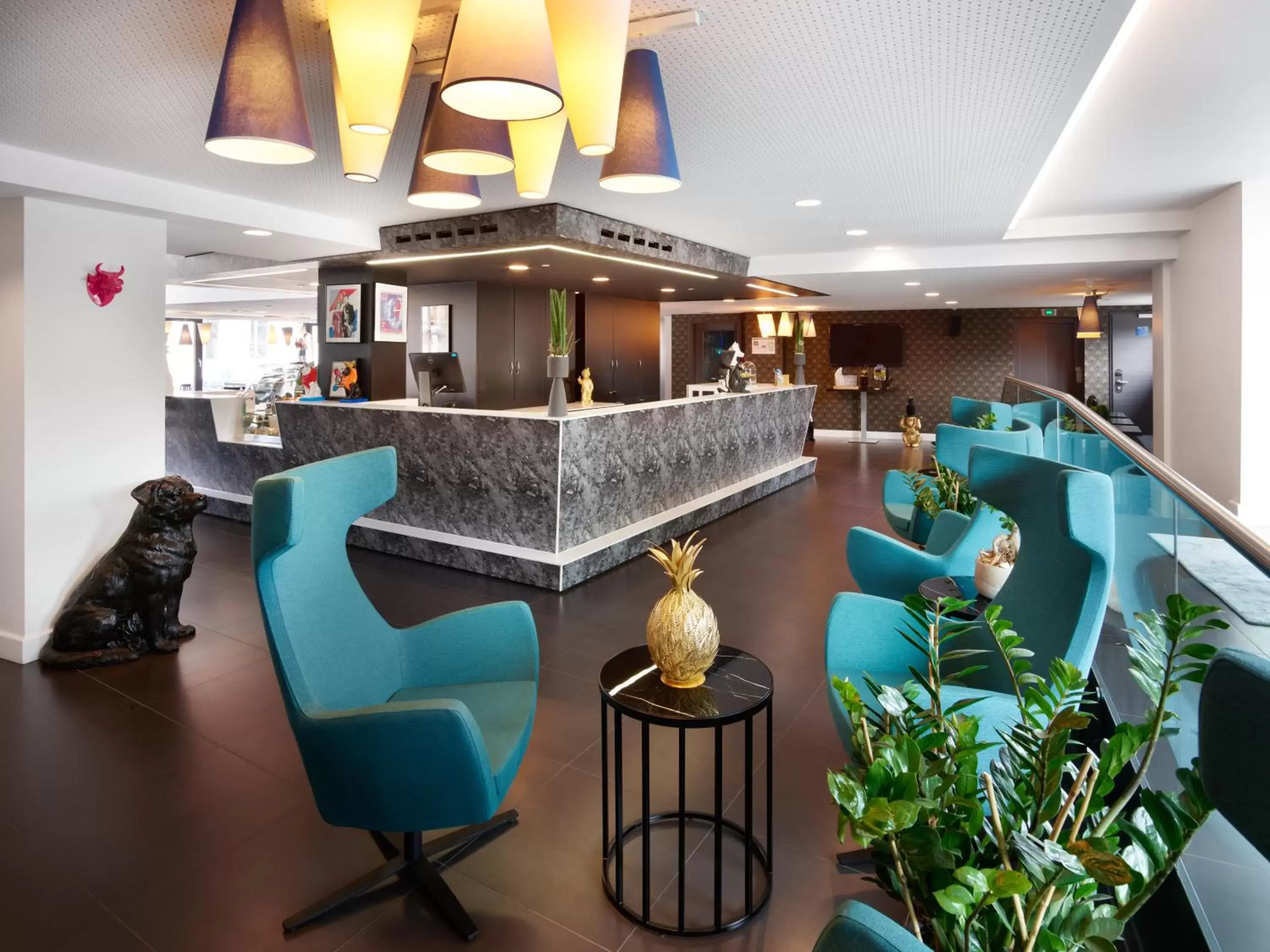 Lobby or reception, Lounge/Bar in Park Inn by Radisson Luxembourg City