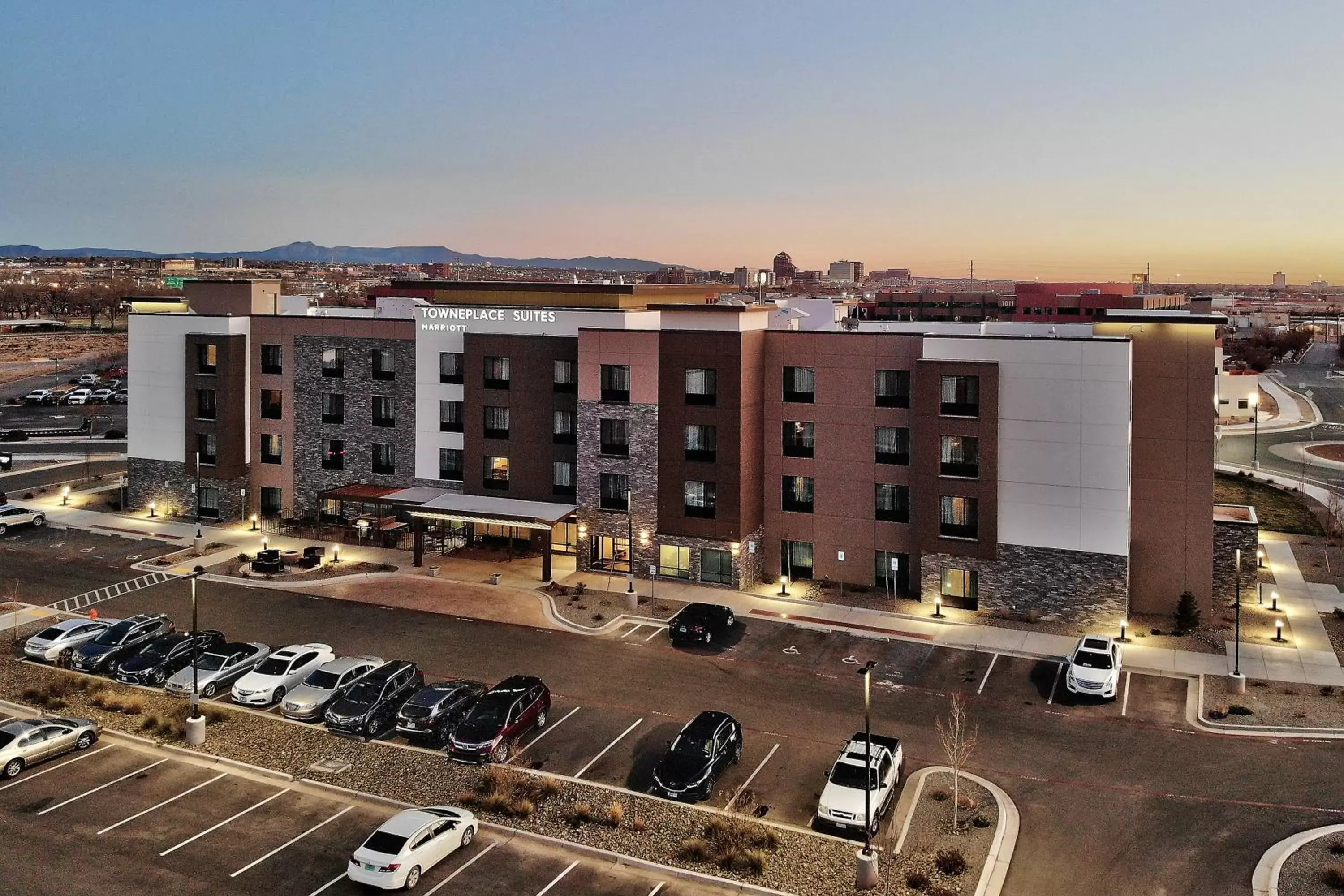 Property building in TownePlace Suites by Marriott Albuquerque Old Town