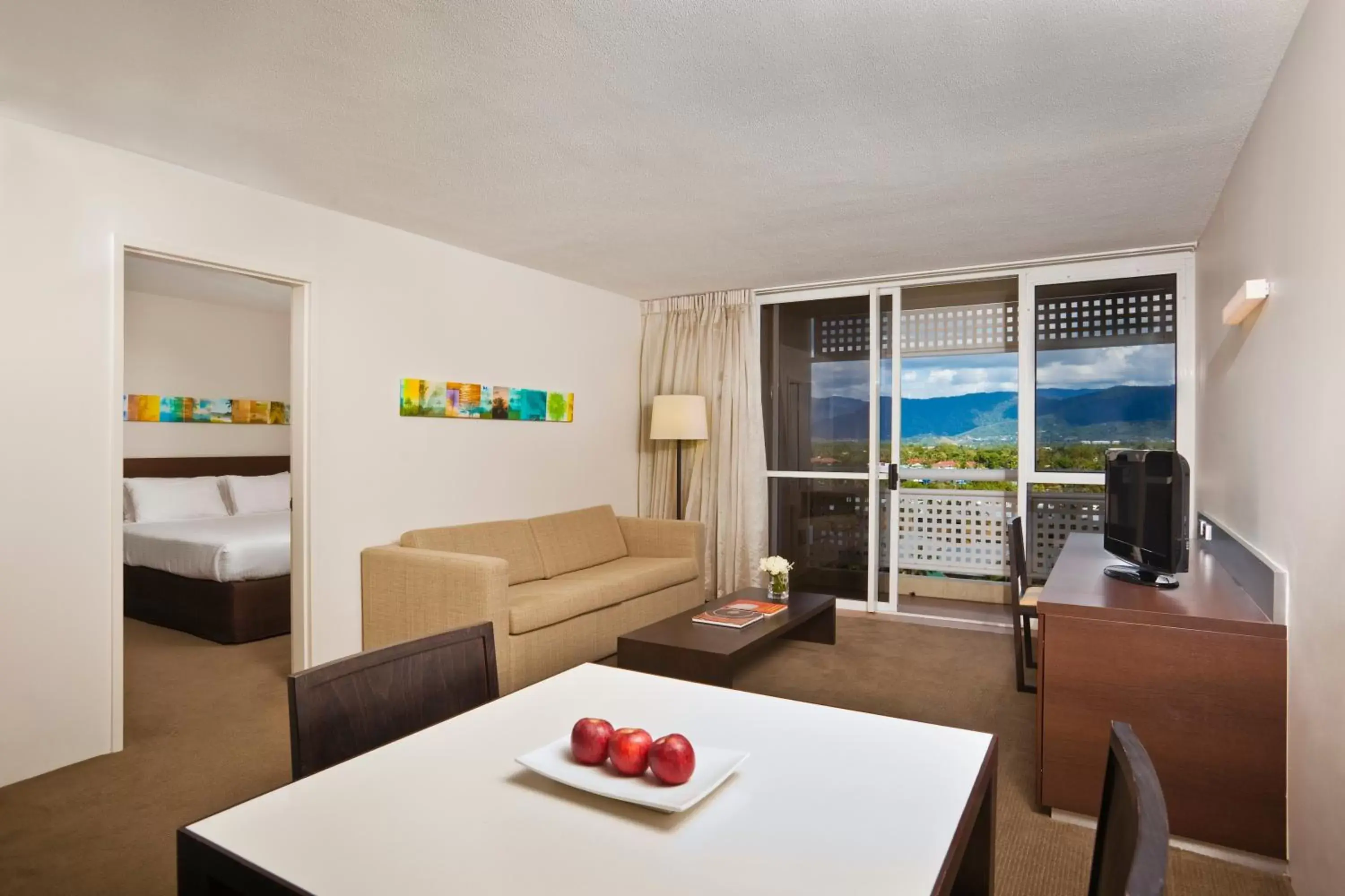 Photo of the whole room, Bed in Cairns Harbourside Hotel Photo of the whole room, Bed in Cairns Harbourside Hotel