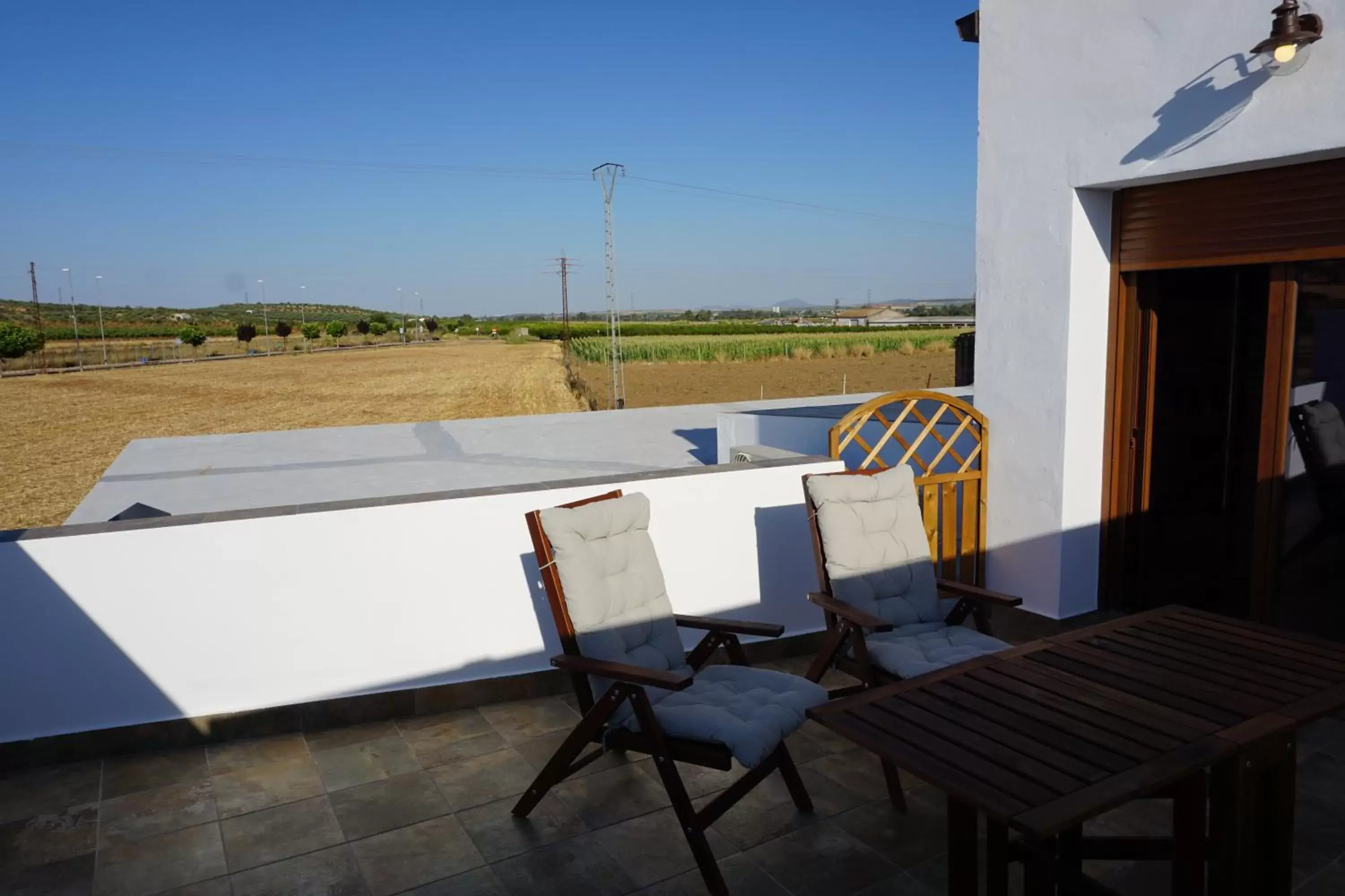 Bedroom, Balcony/Terrace in Hotel Rural Cerro Principe