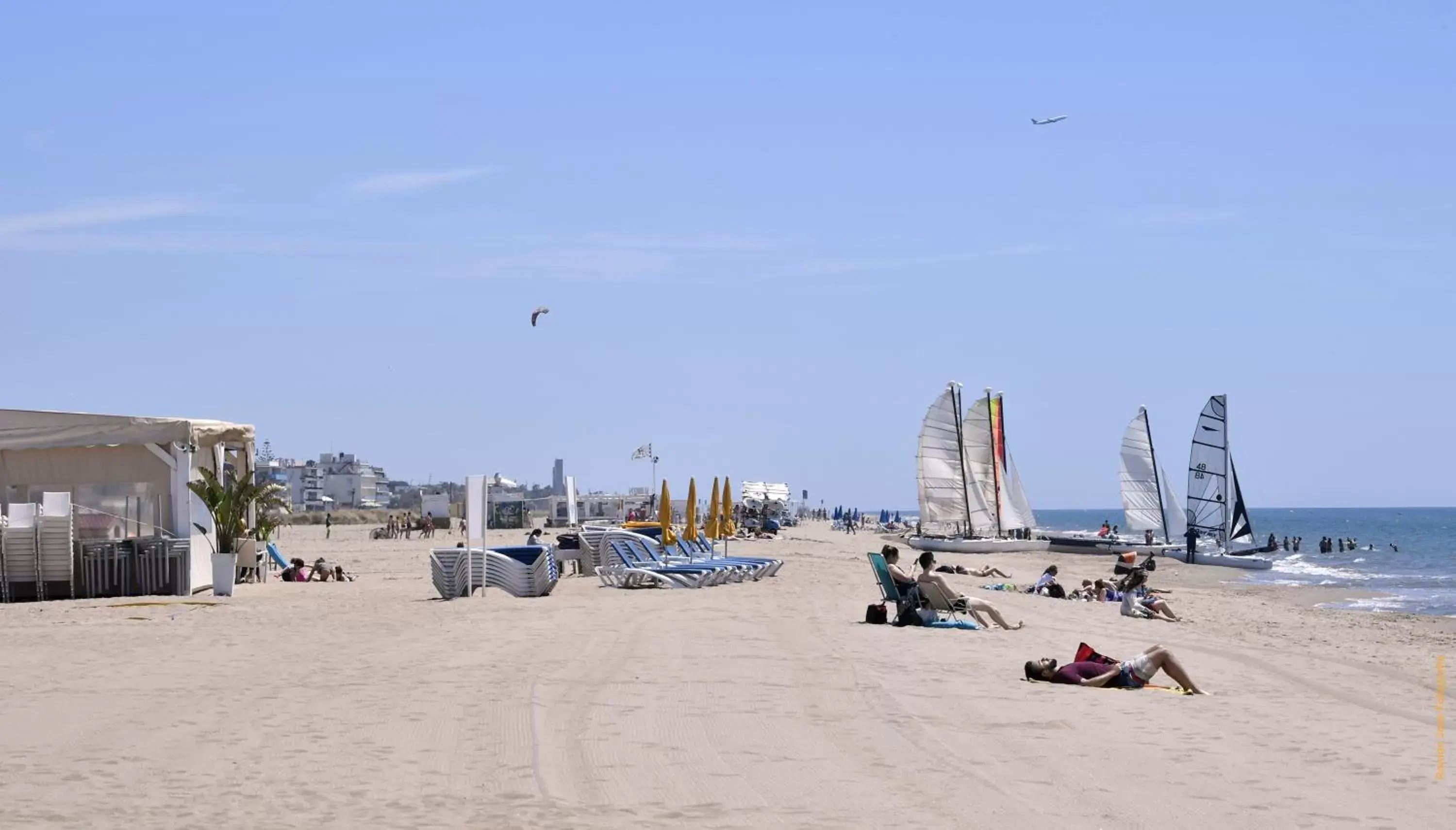 Natural landscape, Beach in Ciudad de Castelldefels