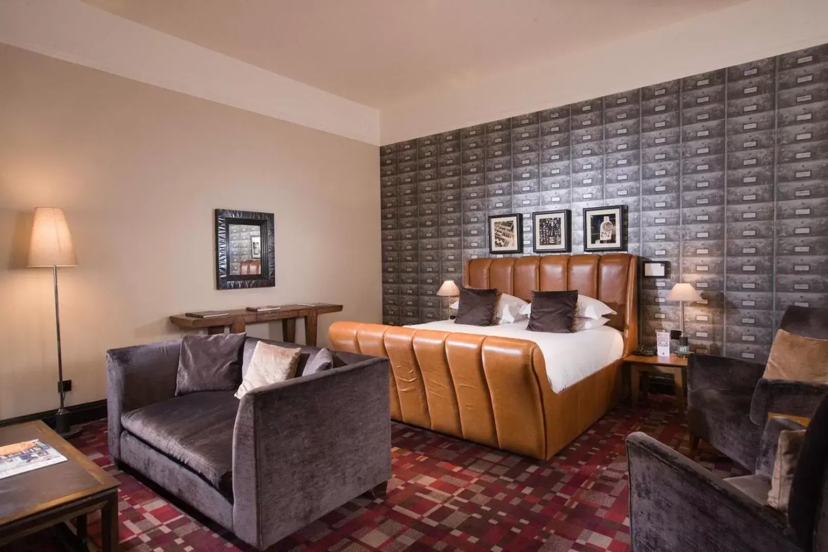 Bed, Seating Area in Hotel du Vin Birmingham