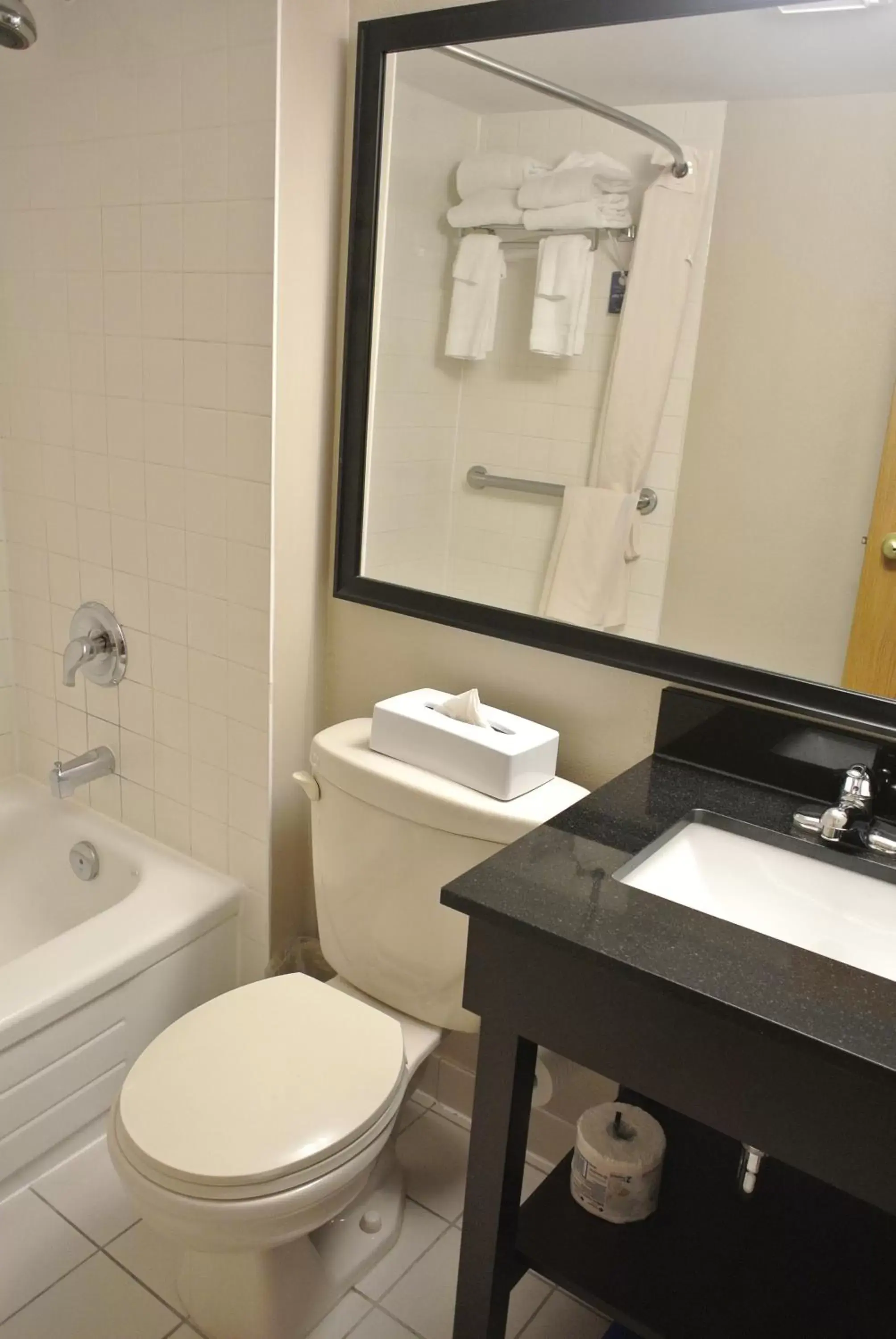 Bathroom in Travelodge by Wyndham Ottawa East