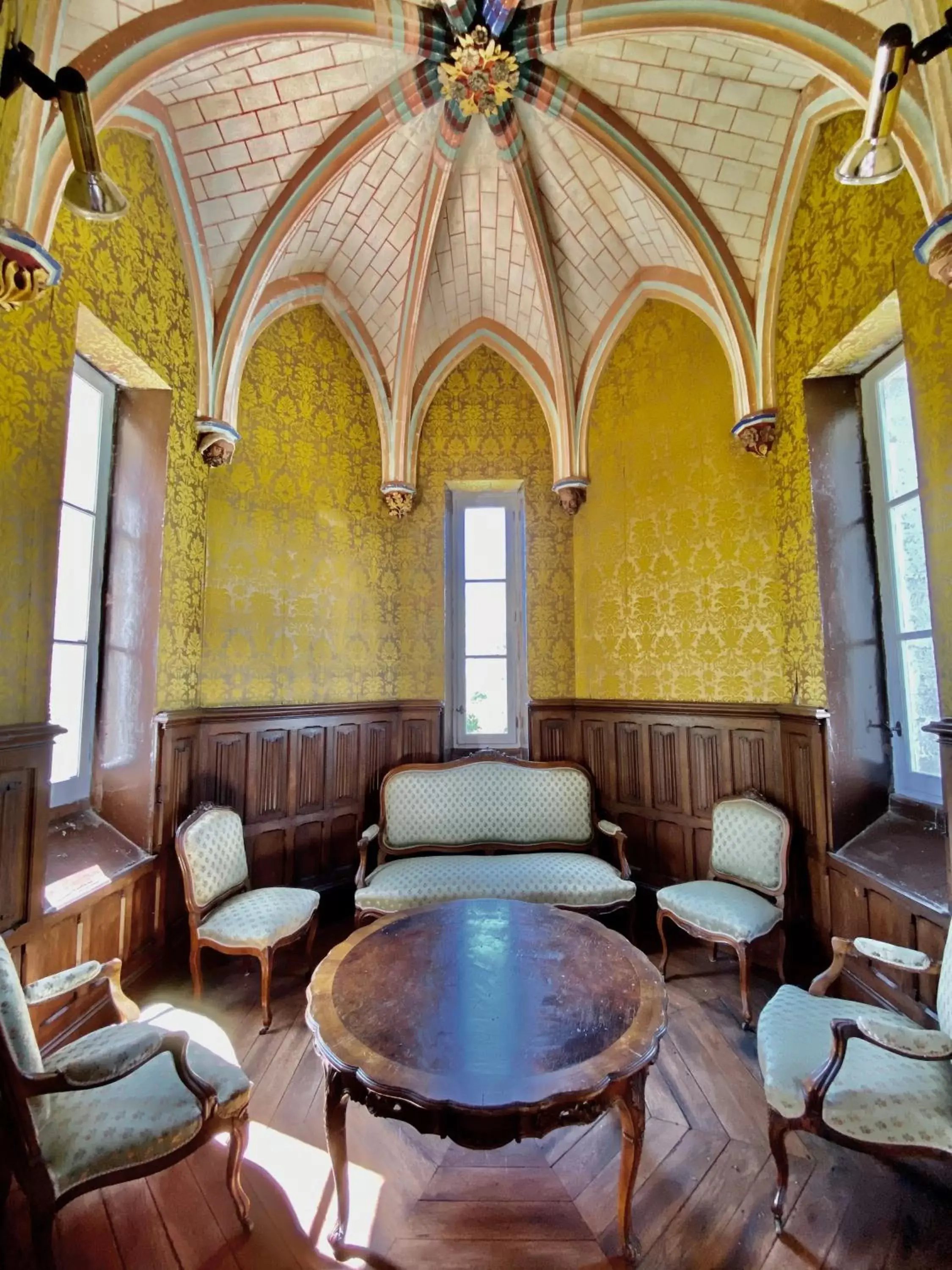 Seating Area in Château Borgeat de Lagrange - privatisation