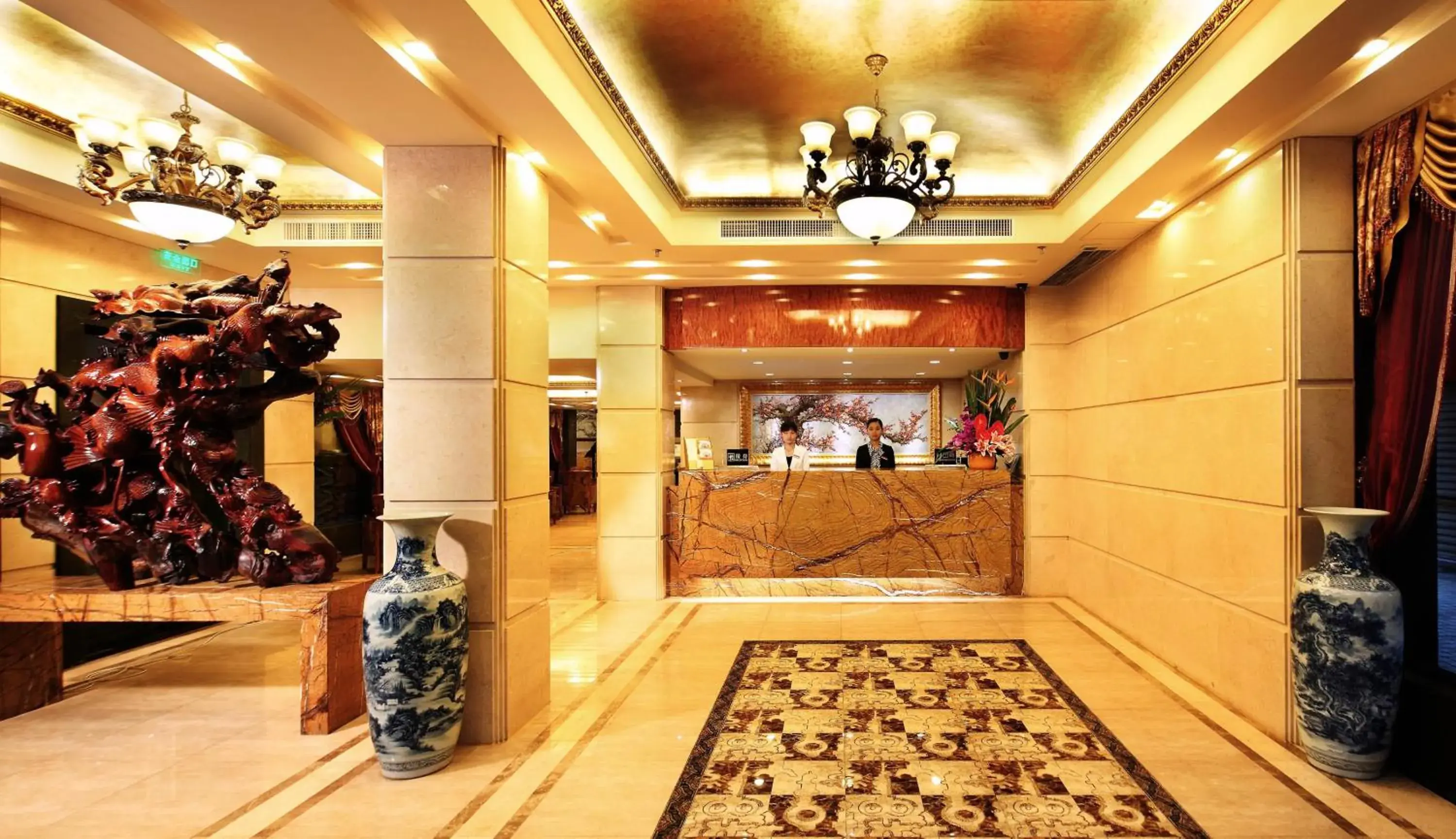 Lobby or reception, Lobby/Reception in Guangzhou The Royal Garden Hotel Lobby or reception, Lobby/Reception in Guangzhou The Royal Garden Hotel