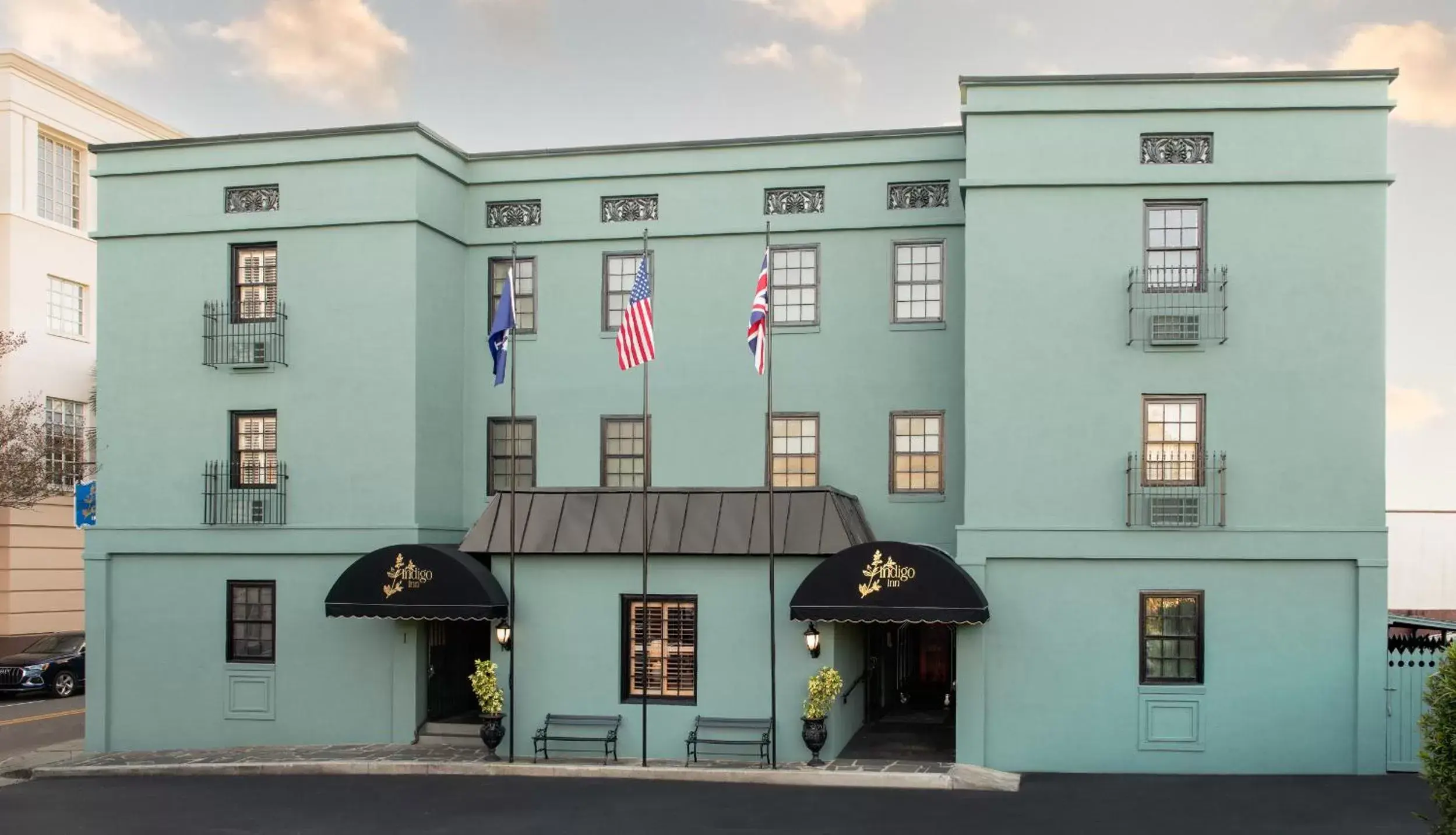 Property building in Indigo Inn Property building in Indigo Inn