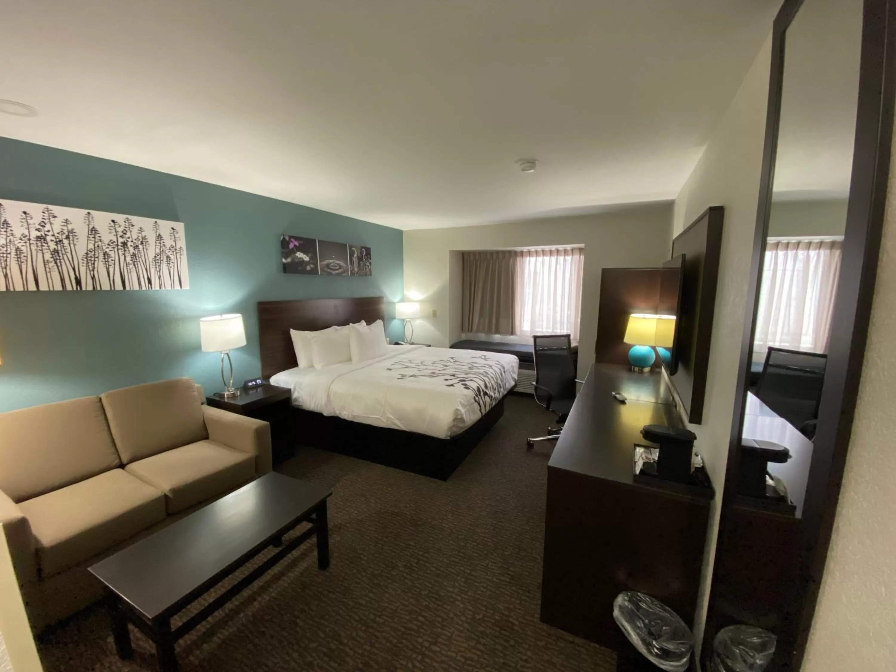 View (from property/room), Bed in Sleep Inn St Robert-Fort Leonard Wood