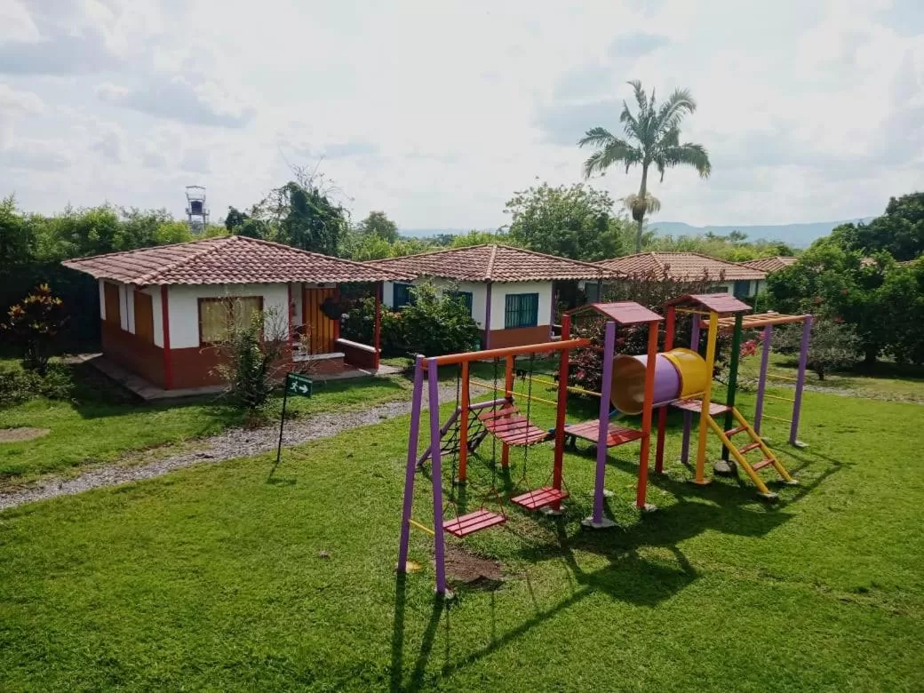 Children's Play Area in Finca Hotel Cabañas del parque