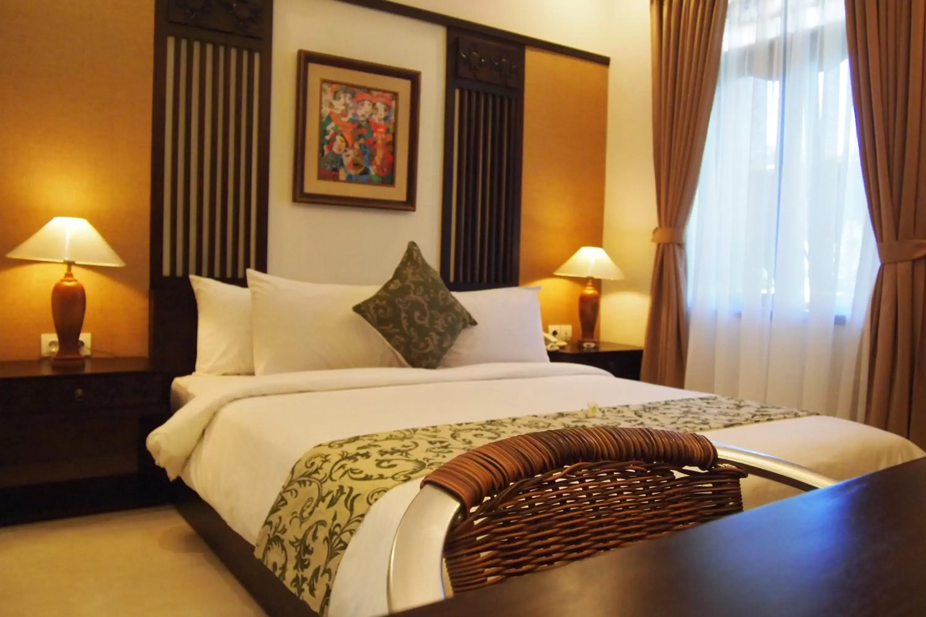 Deluxe Double with Garden View in Yulia Village Inn Ubud Deluxe Double with Garden View in Yulia Village Inn Ubud