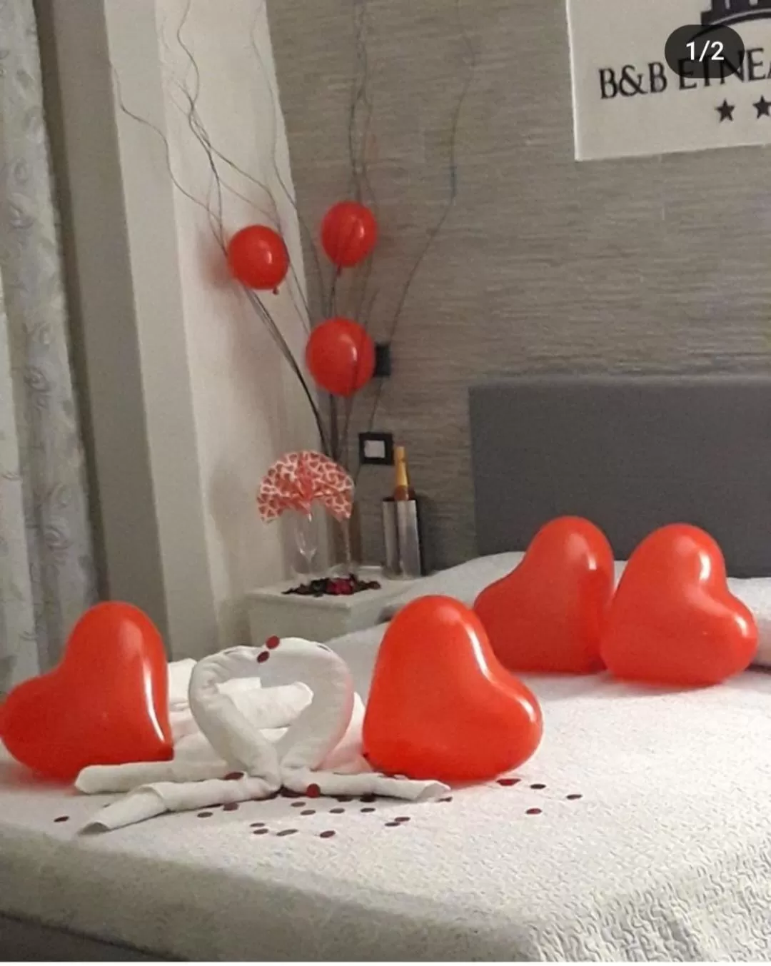 Bed in B&B Etnea Palace