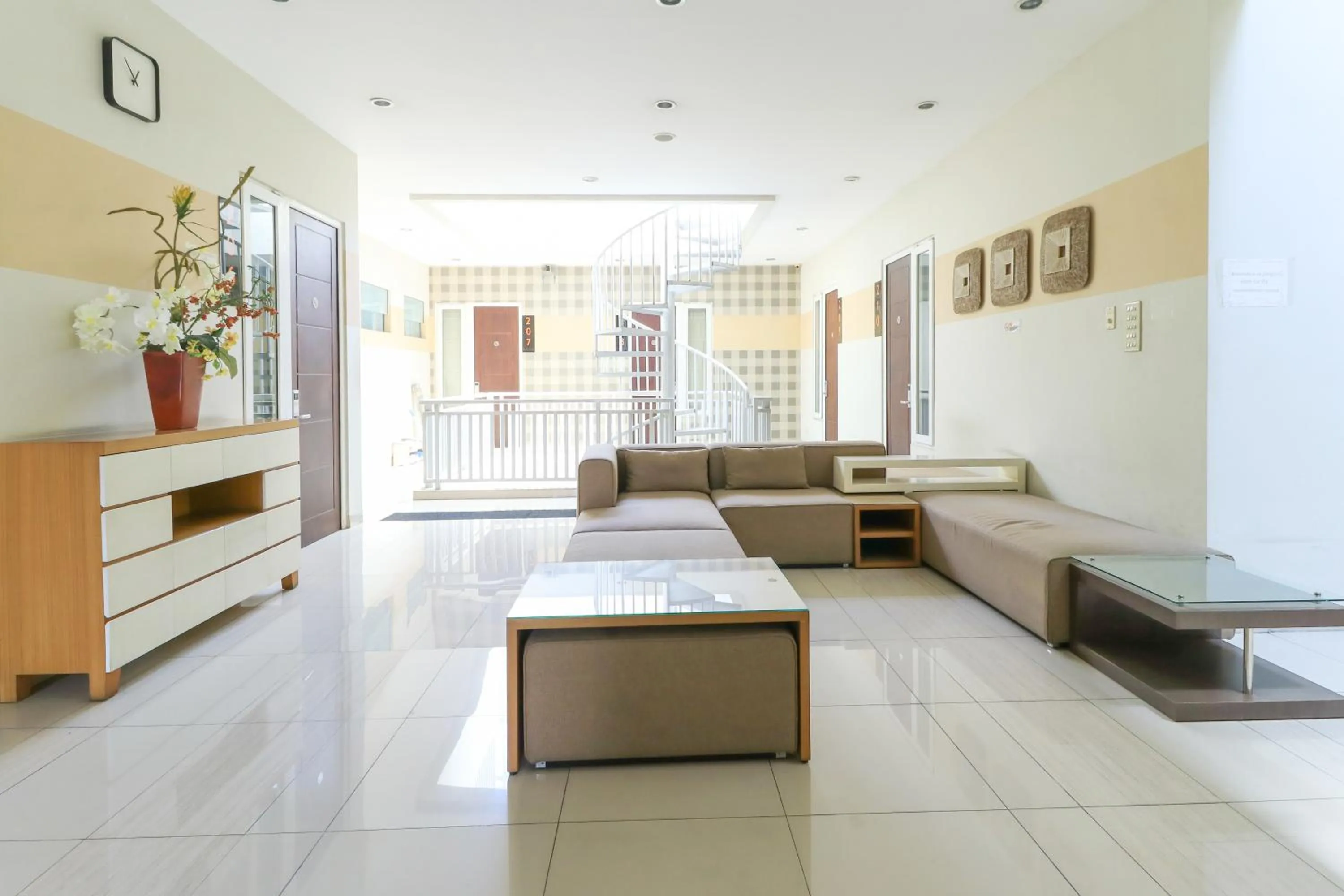 Living room in HOME Guesthouse