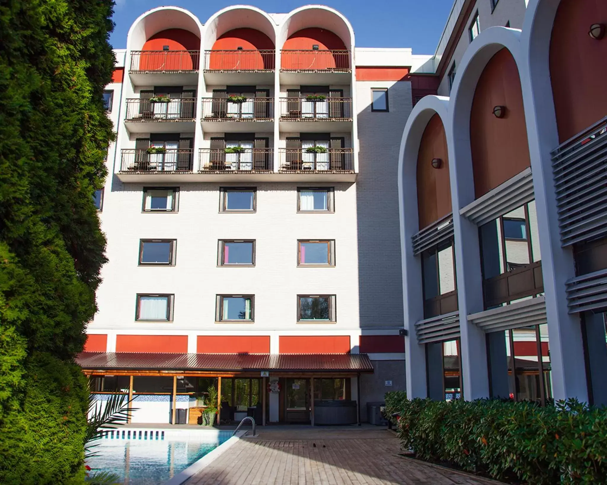 Pool view, Property Building in Best Western Gustaf Froding Hotel & Konferens