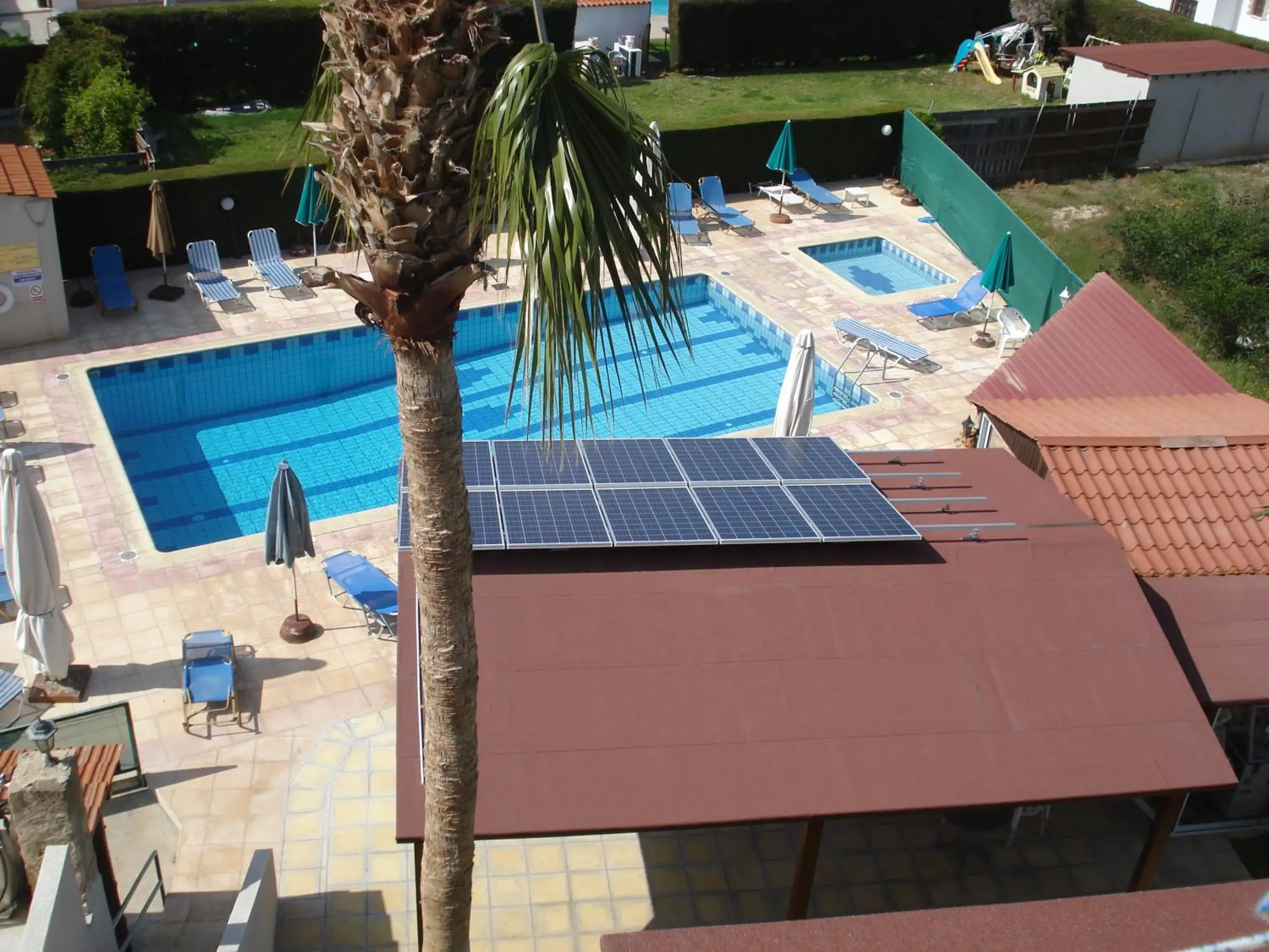 Swimming pool, Pool View in Petsas Apartments