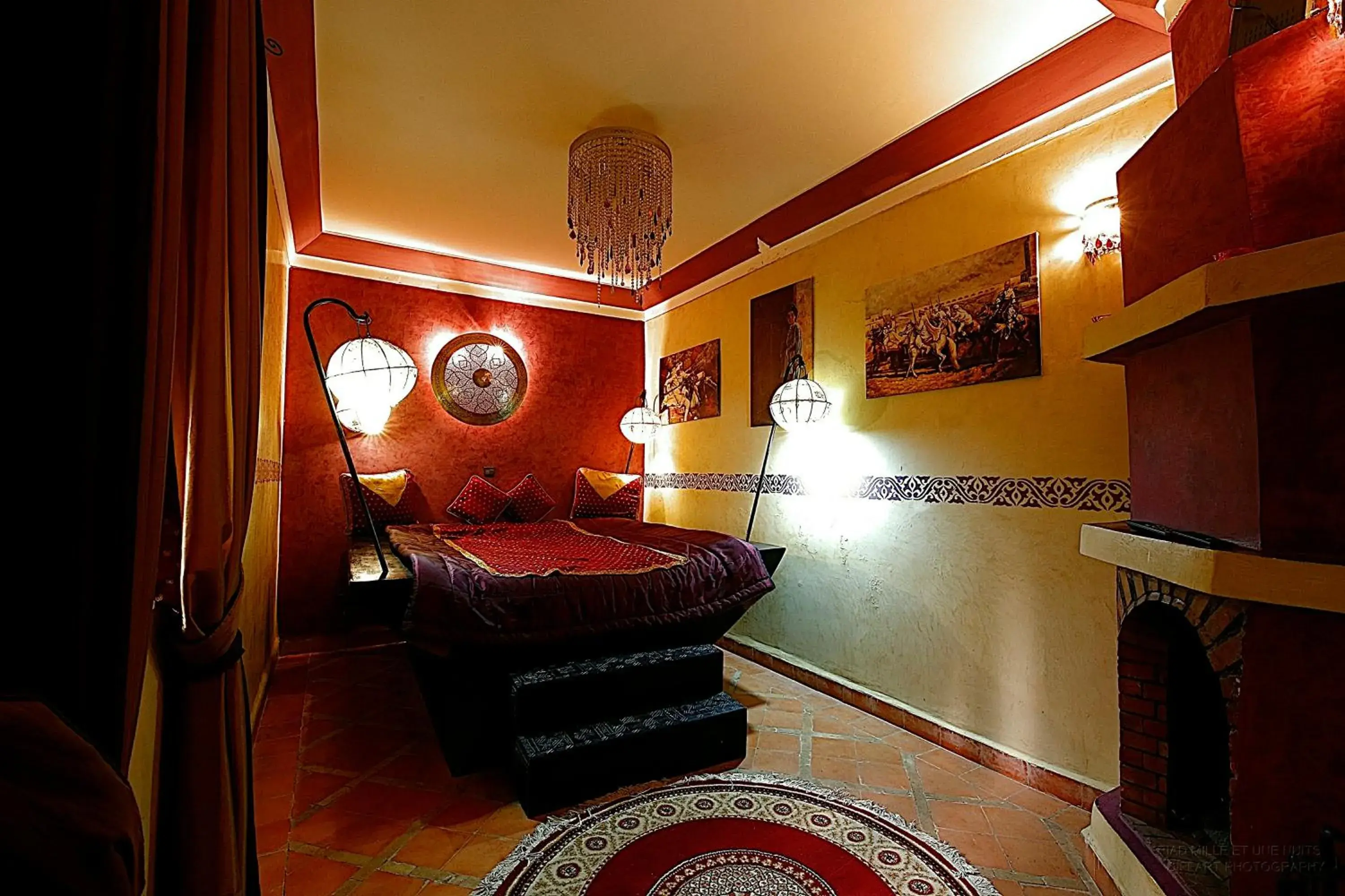 Photo of the whole room, Bathroom in Riad Mille Et Une Nuits