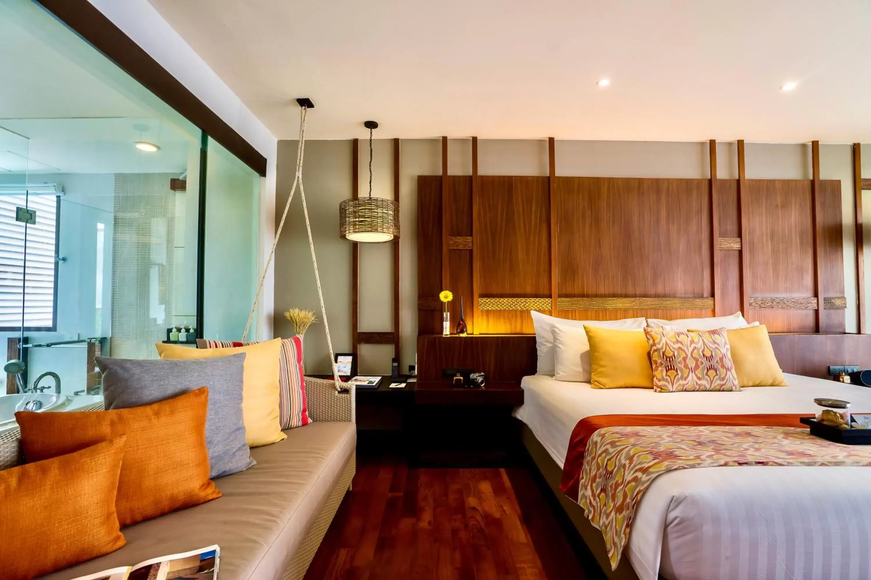 Bed in The Rock Hua Hin Beachfront Spa Resort - SHA Plus