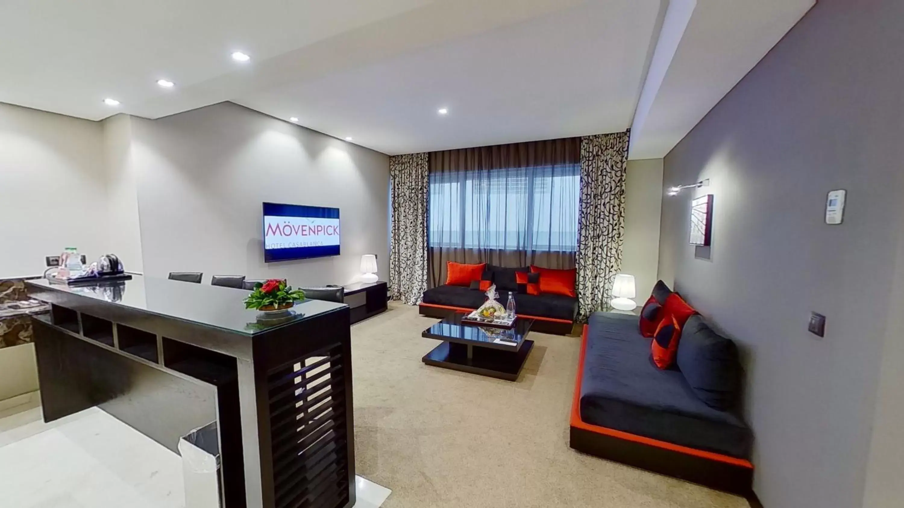 TV and multimedia, Seating Area in Mövenpick Hotel Casablanca