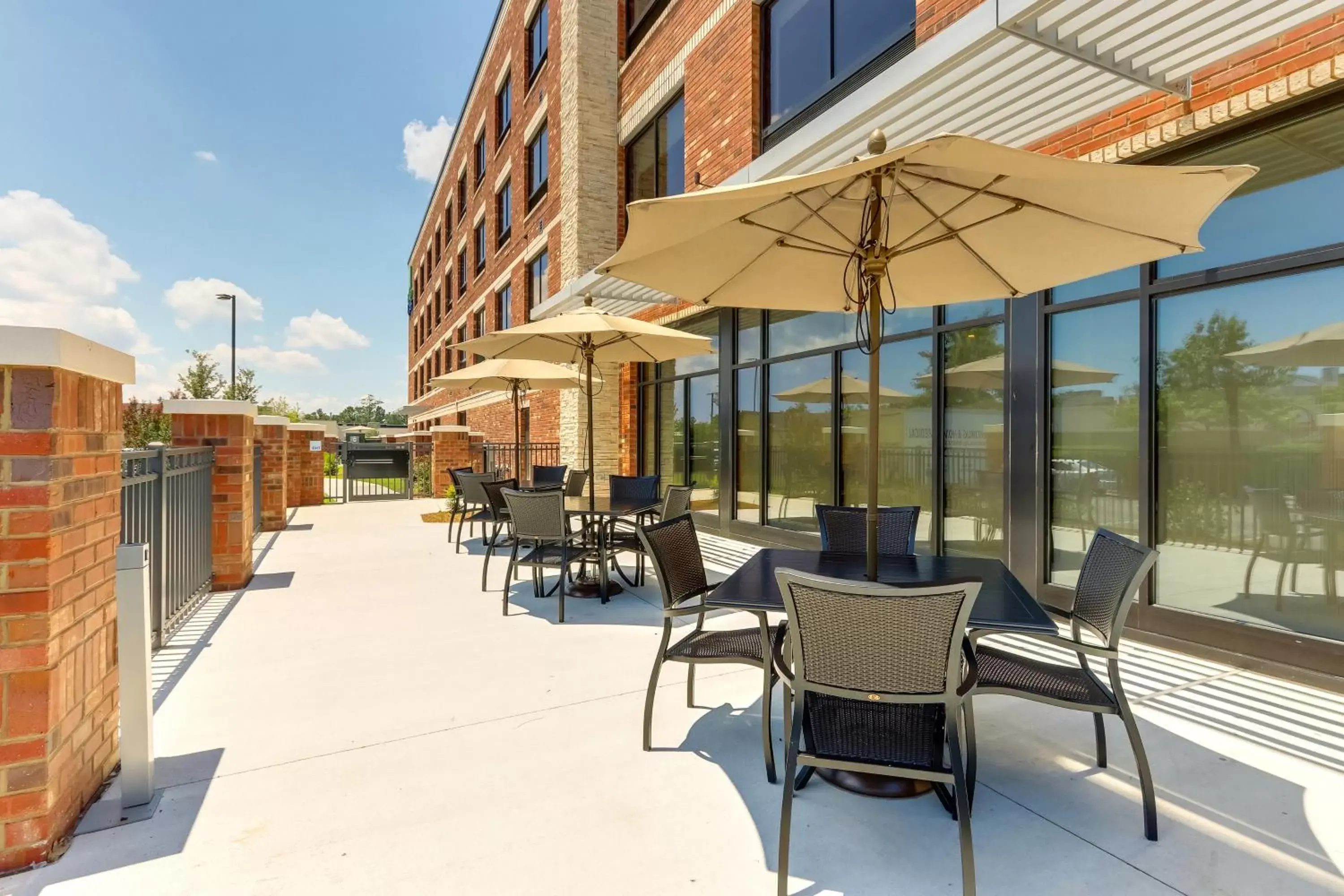 Patio in Holiday Inn Express - Wilmington - Porters Neck, an IHG Hotel