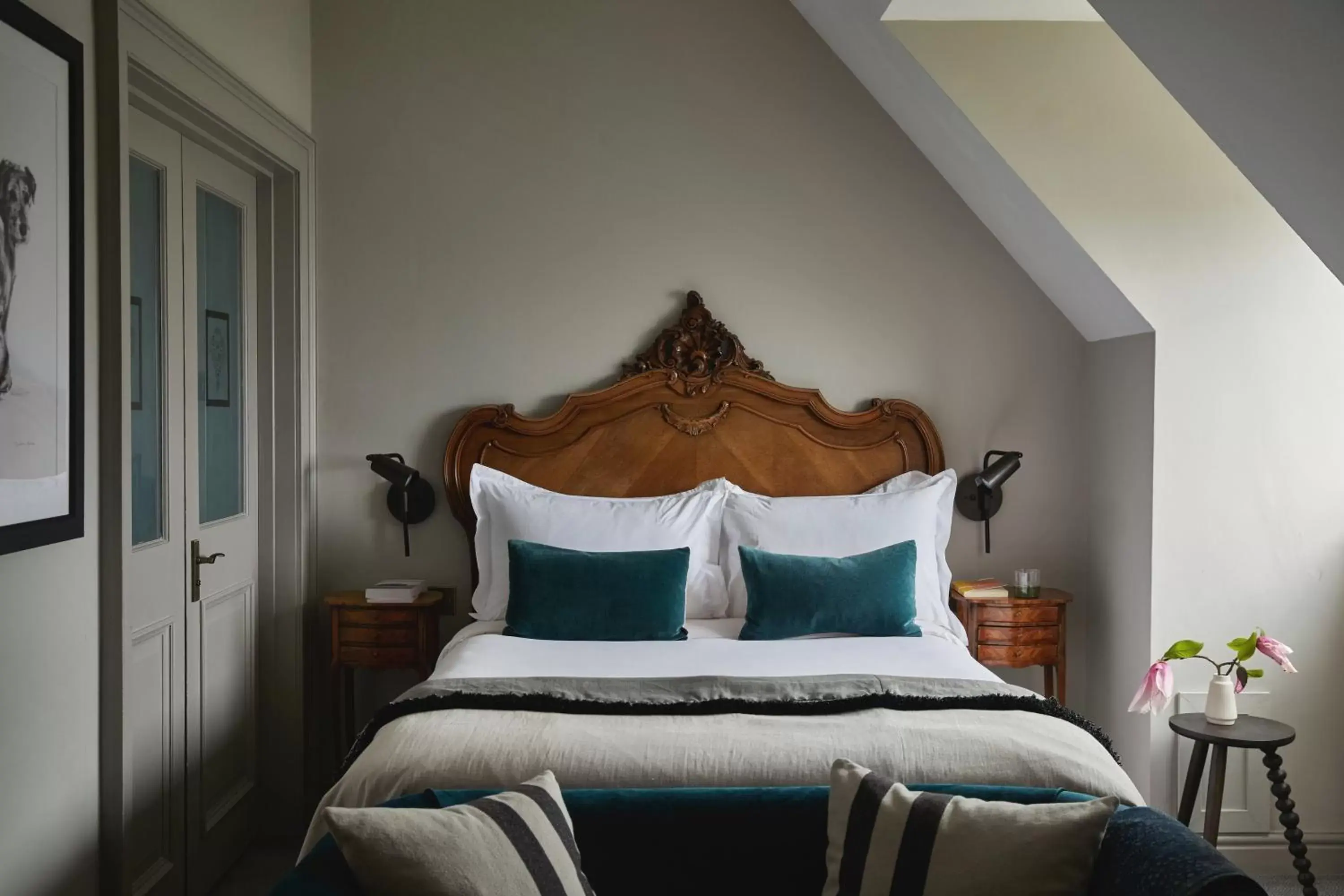 Bedroom, Bed in Fowey Hall - A Luxury Family Hotel