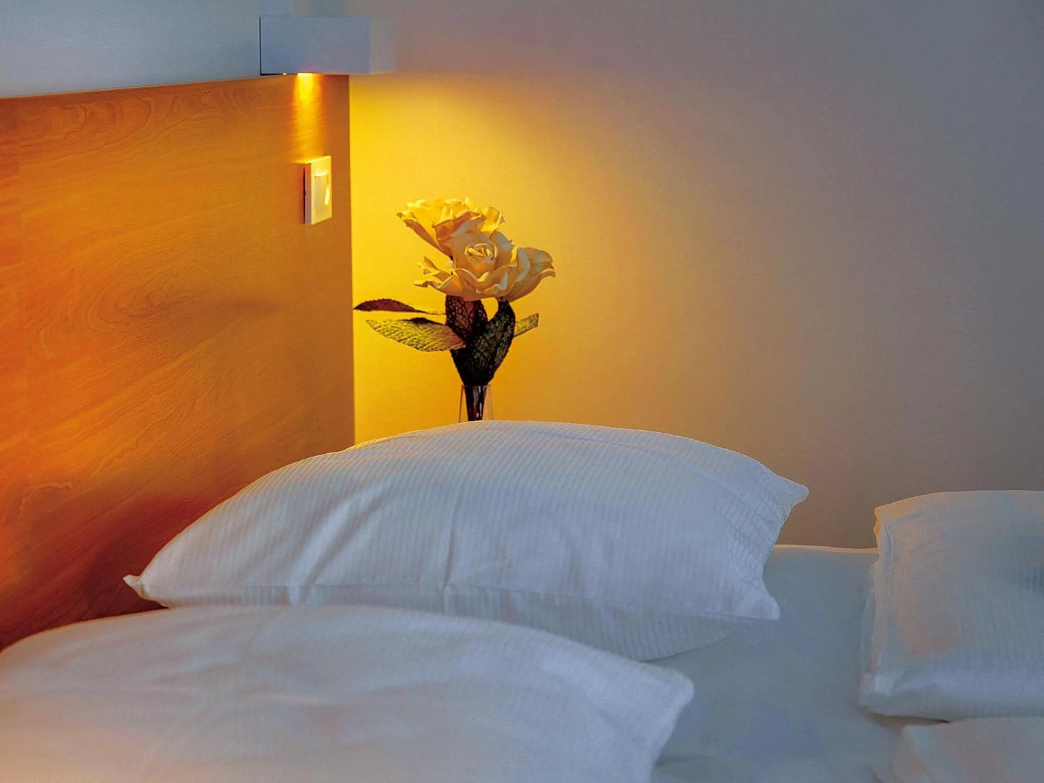 Decorative detail, Bed in Hotel Delminivm