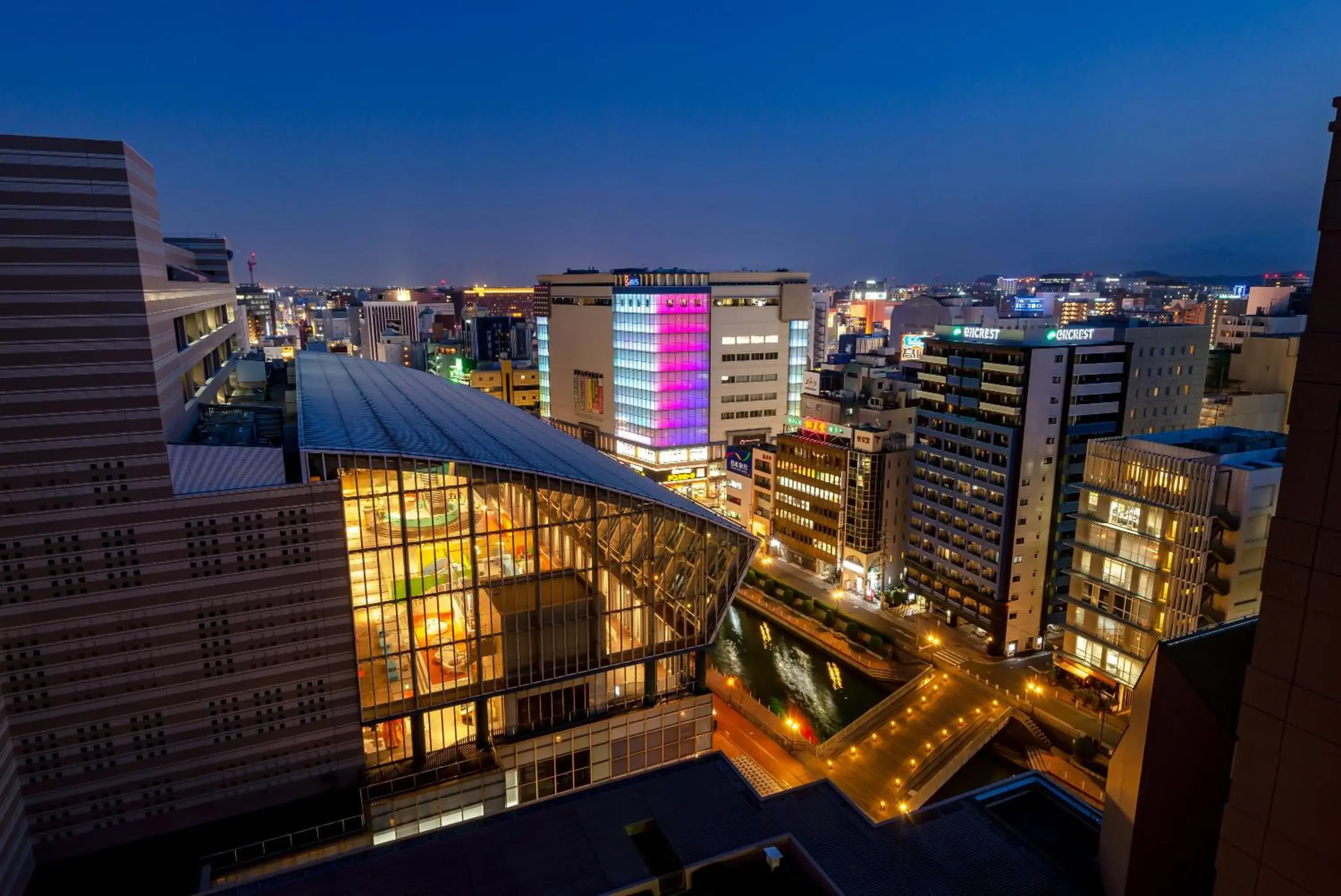 City view in Hotel Okura Fukuoka