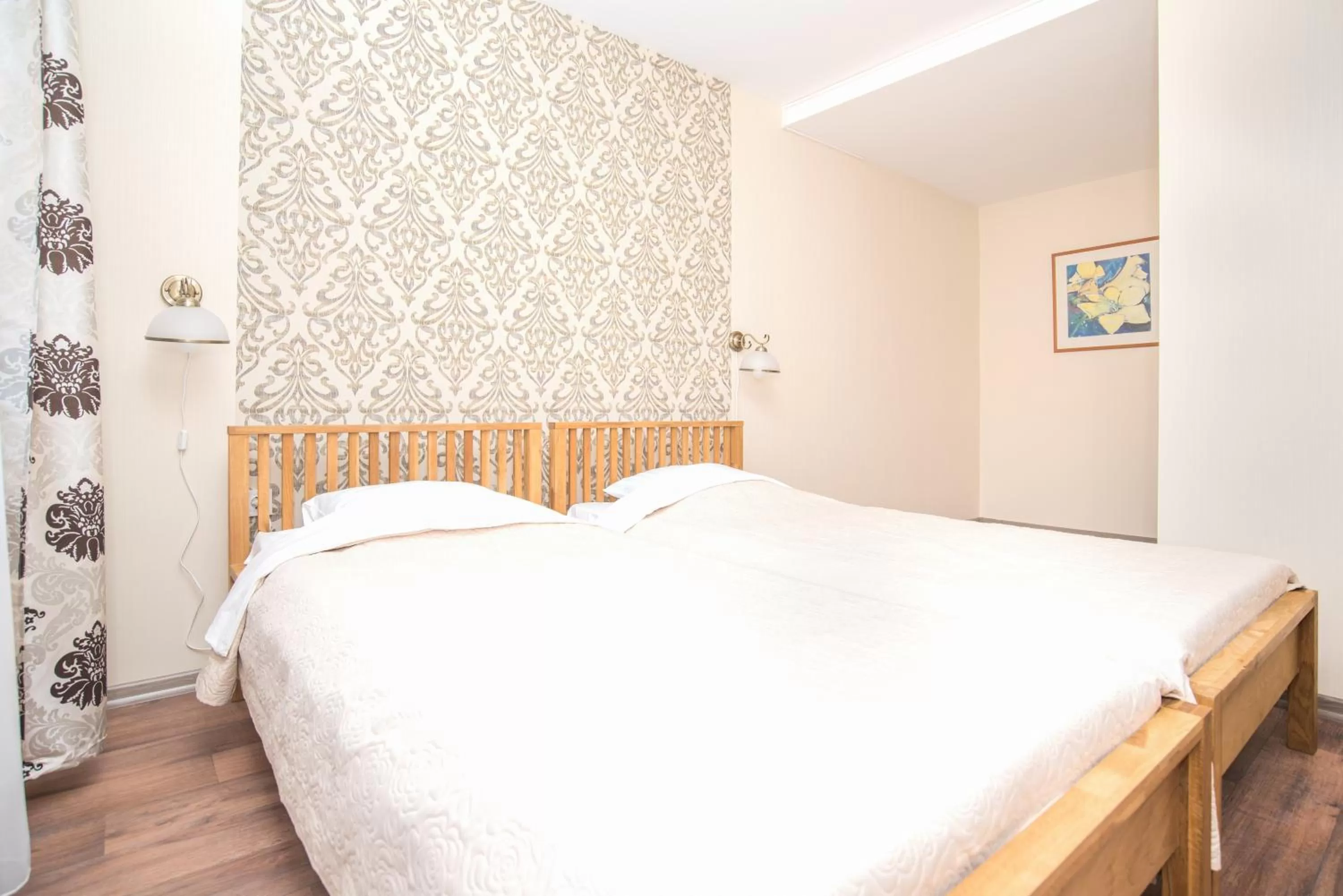 Bedroom, Bed in Hotel Mezaparks