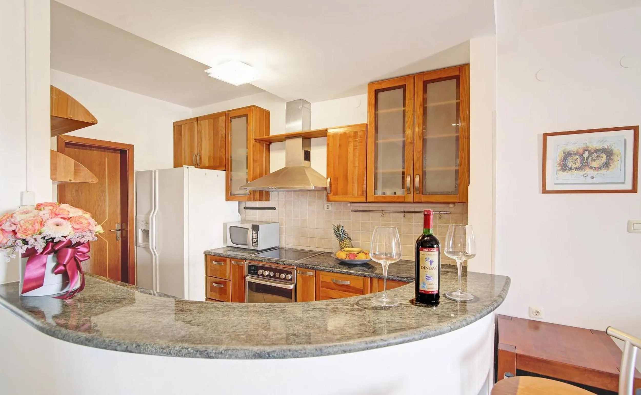 Kitchen or kitchenette in Villa Antea Apartments with Free Parking