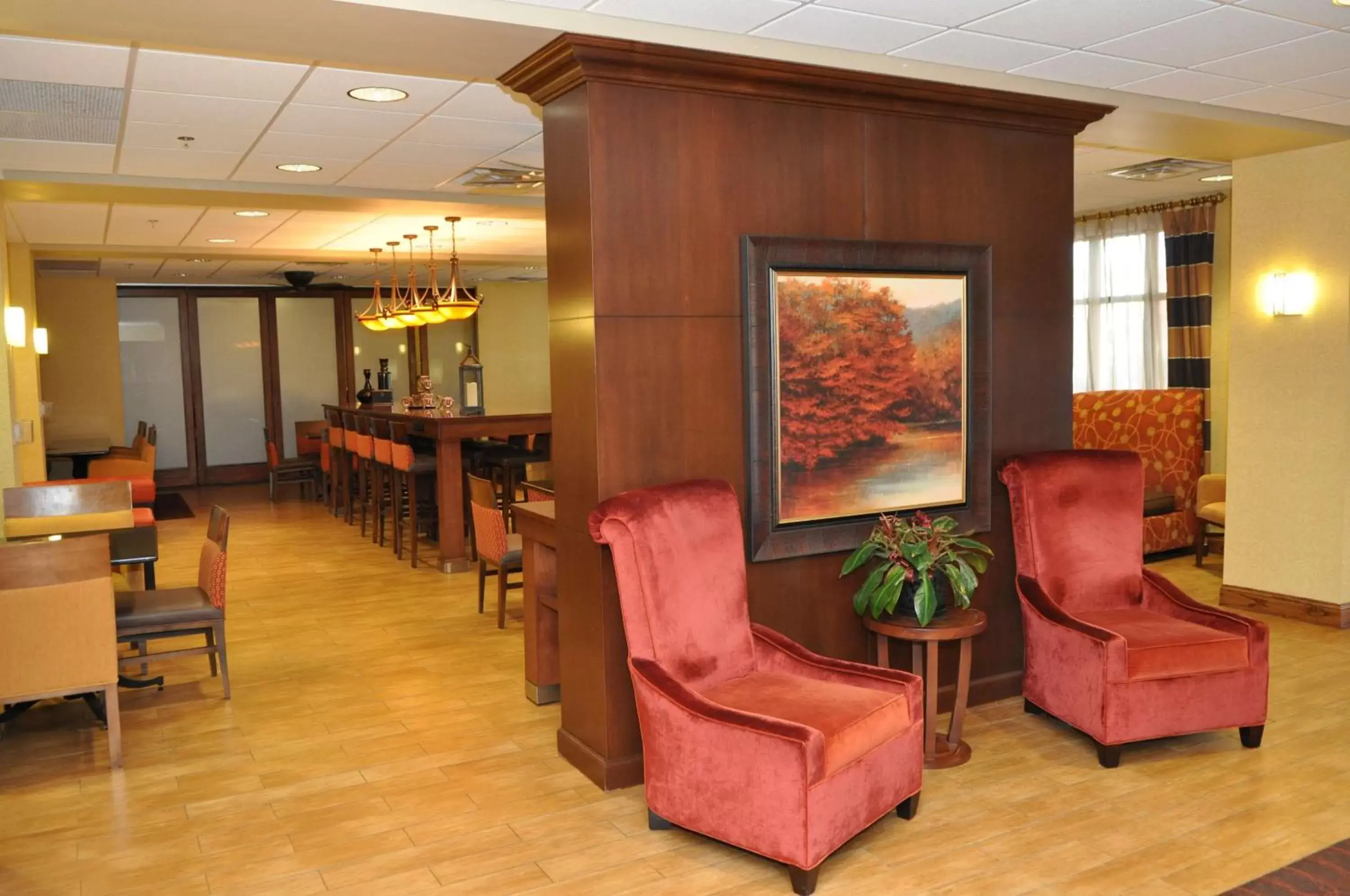 Lobby or reception in Hampton Inn Junction City