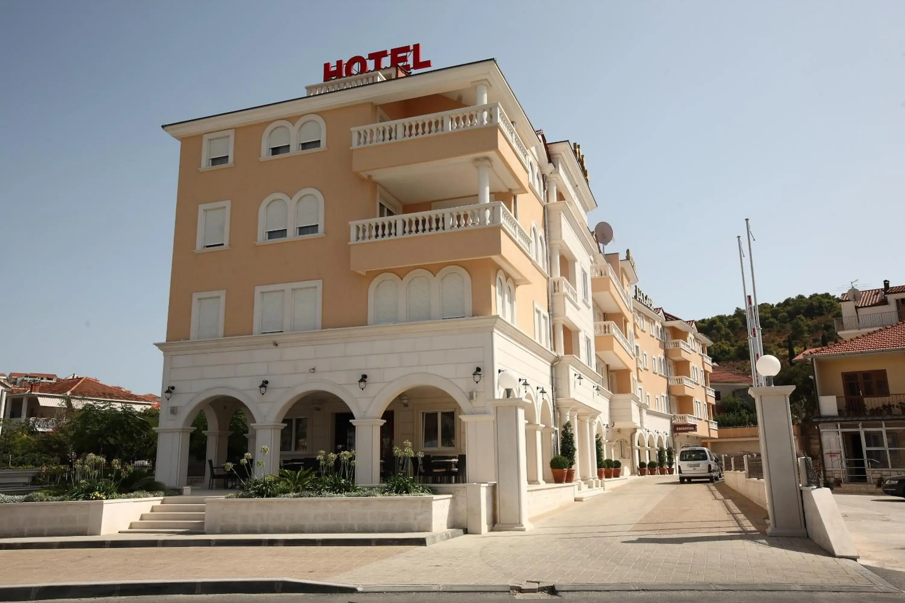 Balcony/Terrace, Property Building in Hotel Trogir Palace