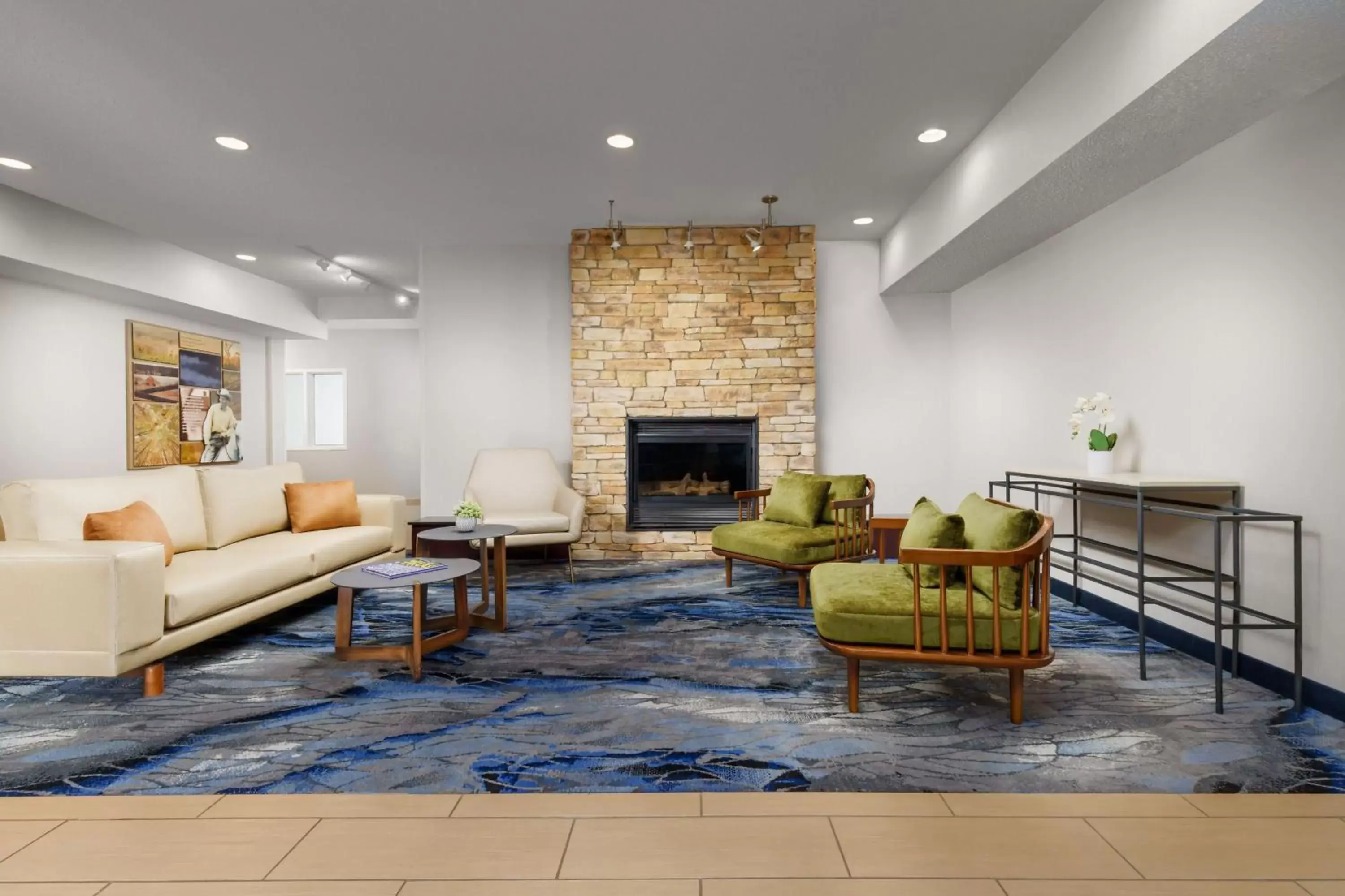 Lobby or reception, Seating Area in Fairfield Inn and Suites by Marriott Houston The Woodlands