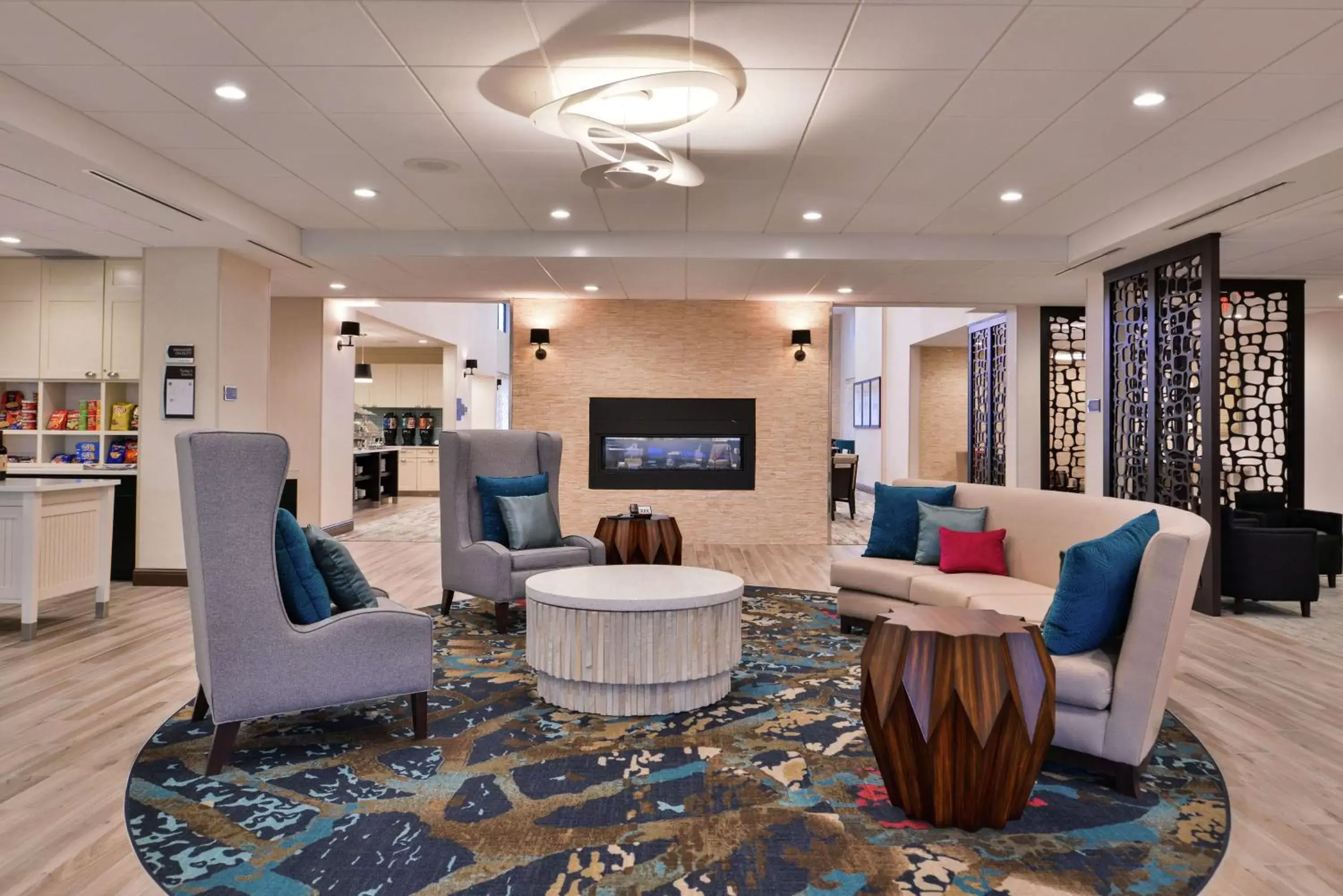 Lobby or reception, Lobby/Reception in Homewood Suites By Hilton Des Moines Airport