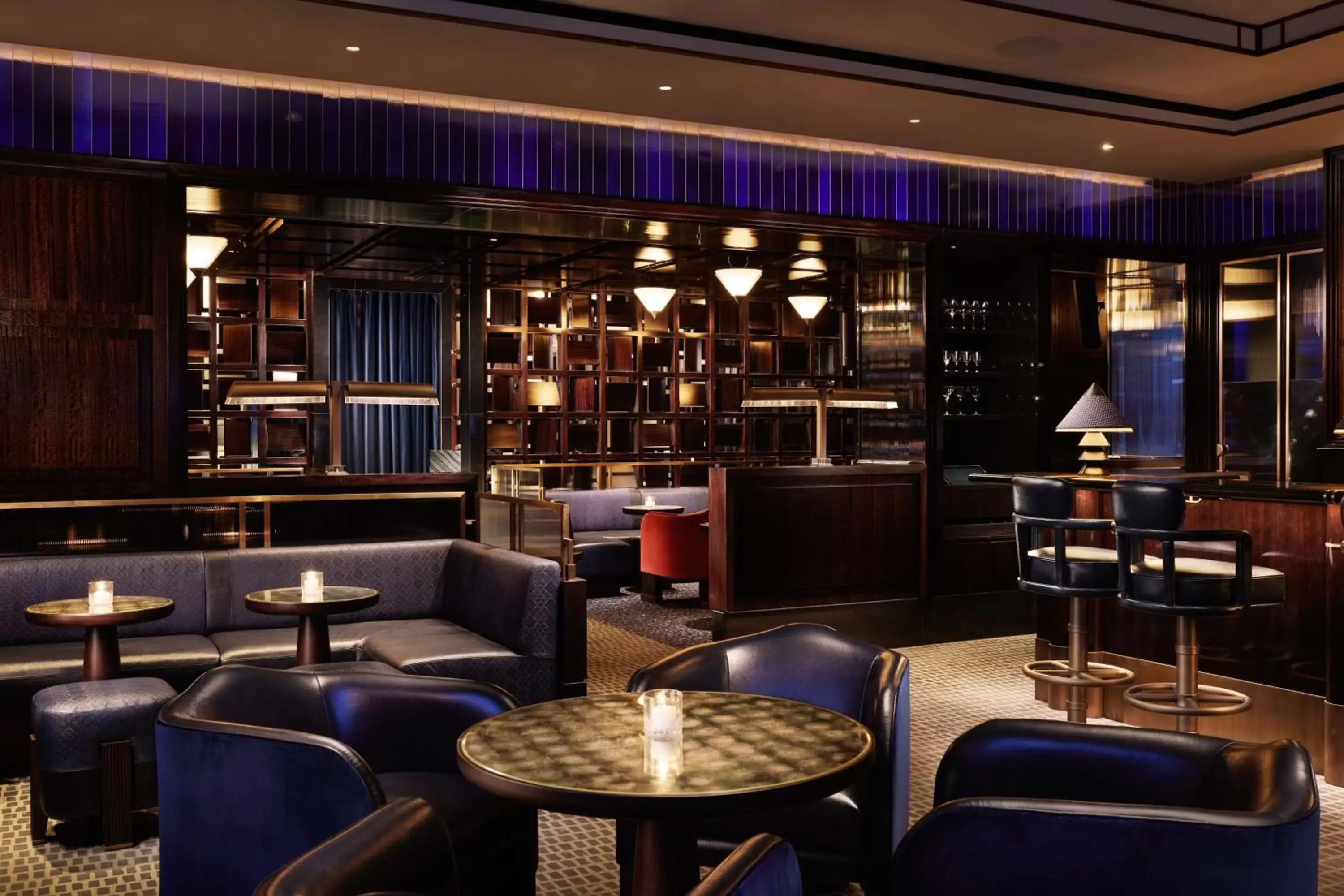Lounge or bar, Restaurant/Places to Eat in Nobu Hotel London Portman Square