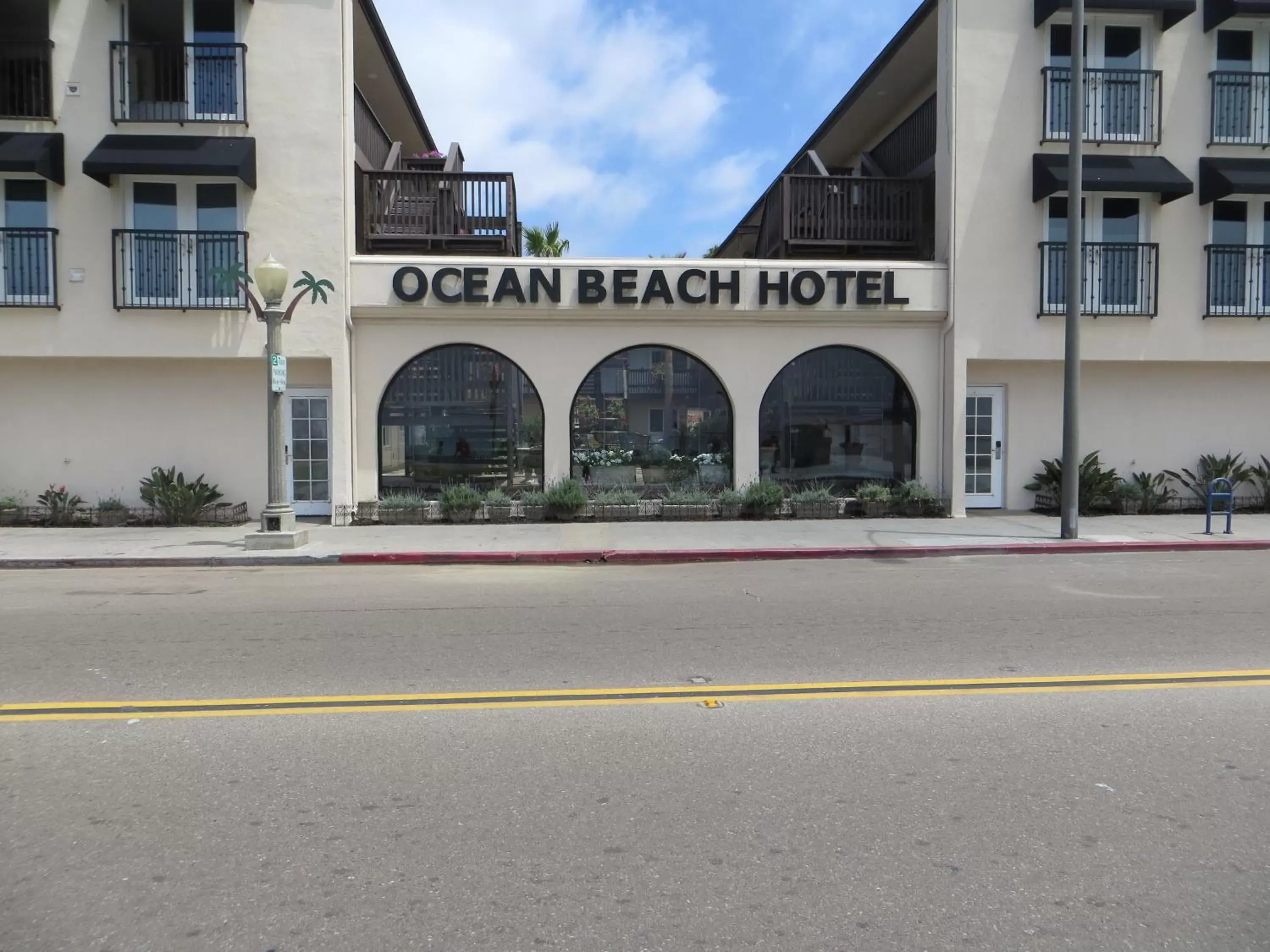Facade/entrance, Property Building in Ocean Beach Hotel