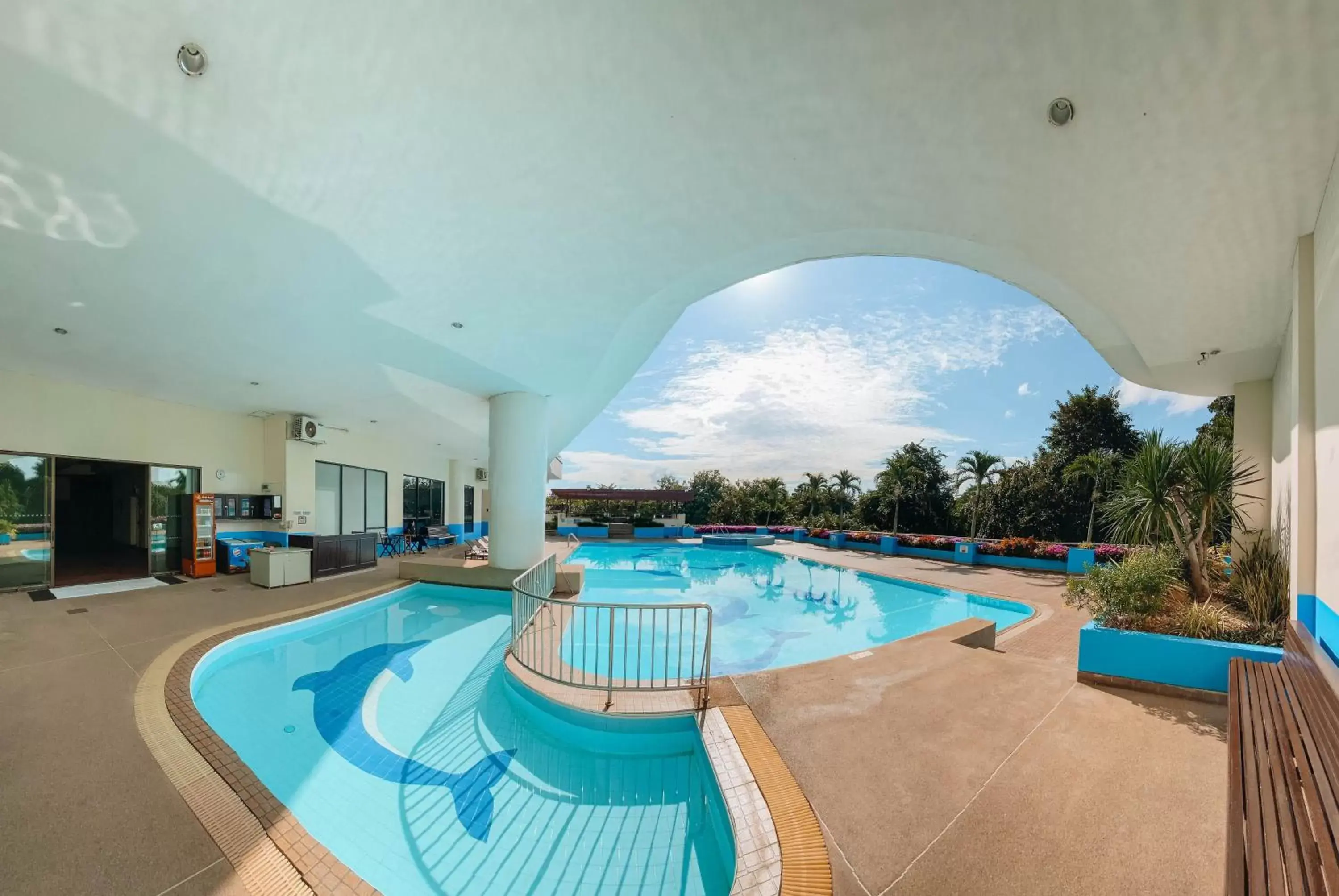 Pool view, Swimming Pool in Loei Palace Hotel