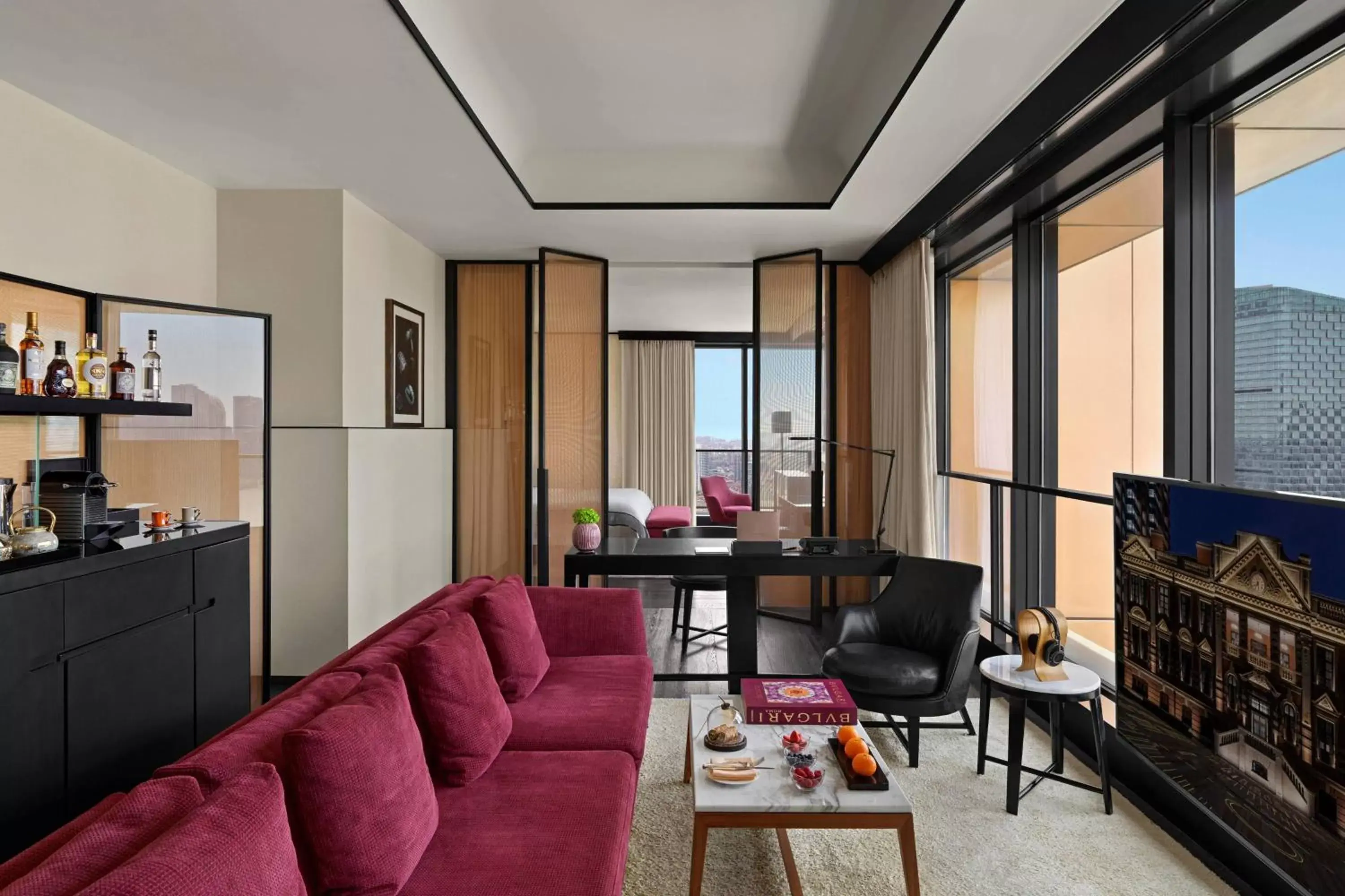 Bedroom, Seating Area in Bulgari Hotel Shanghai