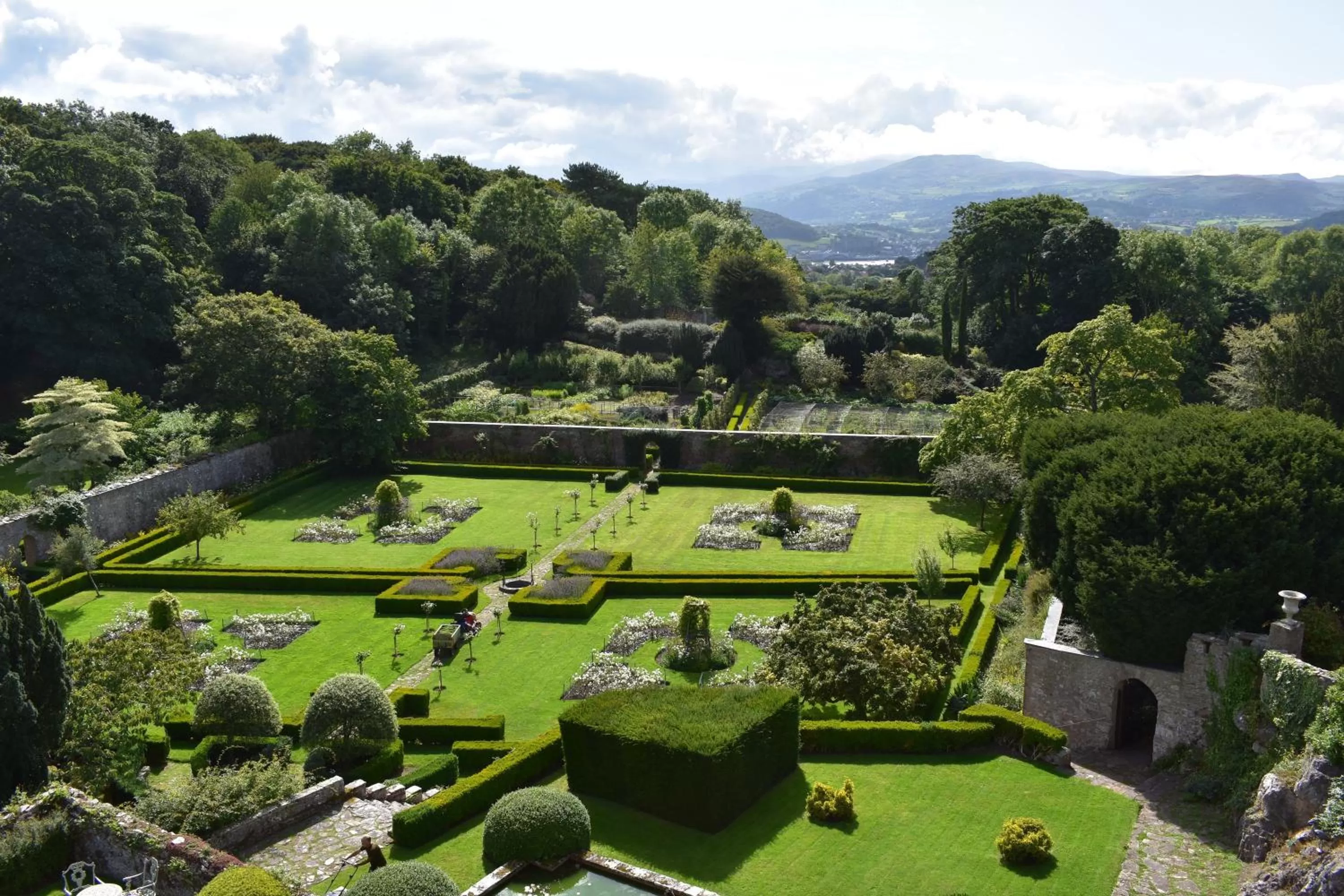 Garden in Bodysgallen Hall and Spa