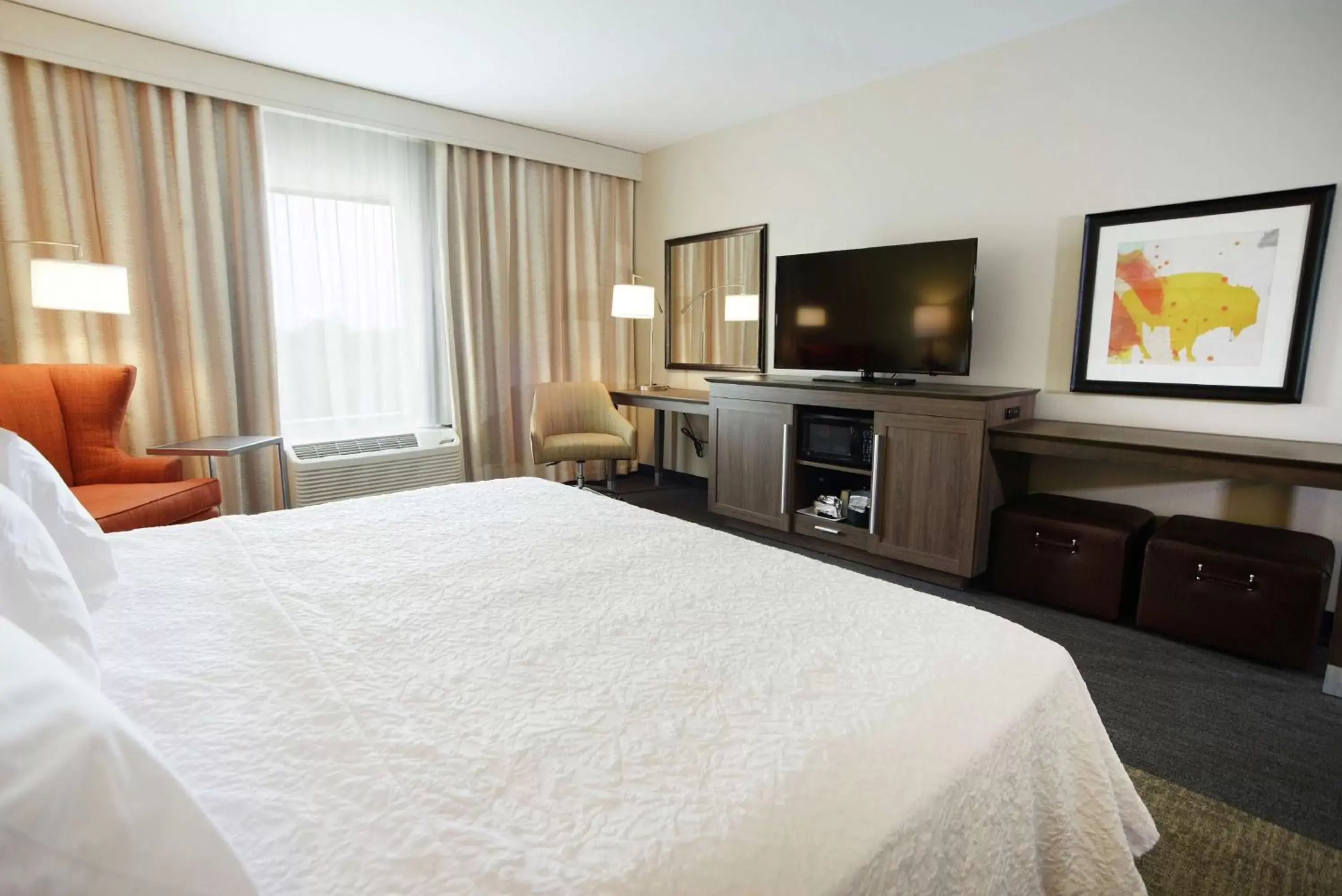 Bedroom, Bed in Hampton Inn & Suites Ponca City