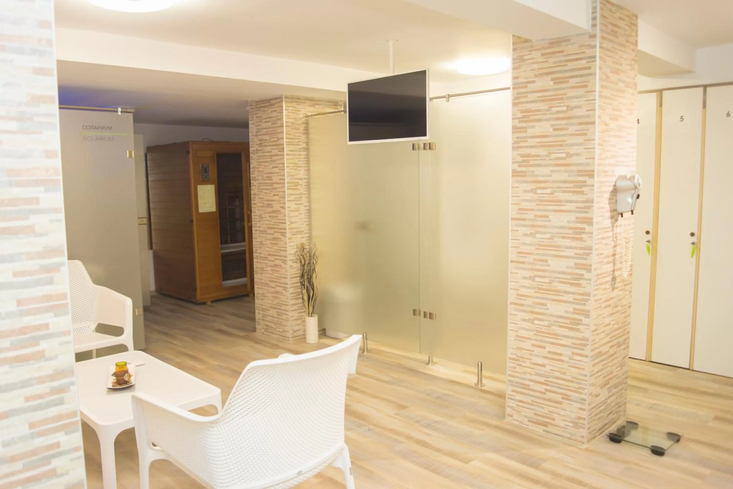 Sauna in Noviz Hotel