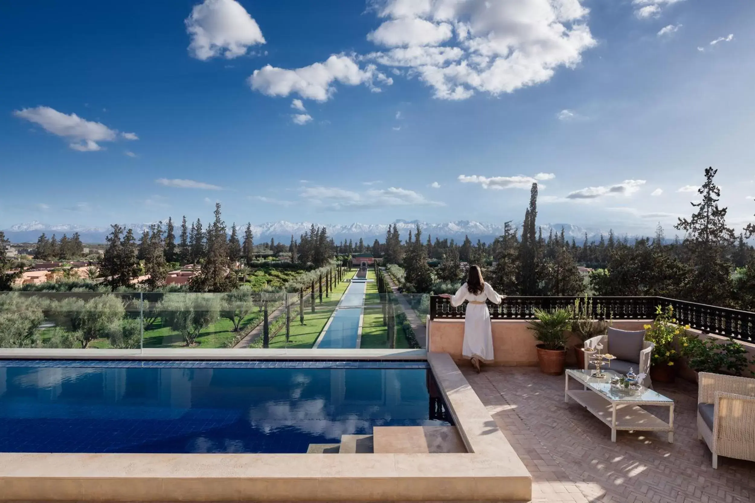 Garden, Swimming Pool in The Oberoi Marrakech