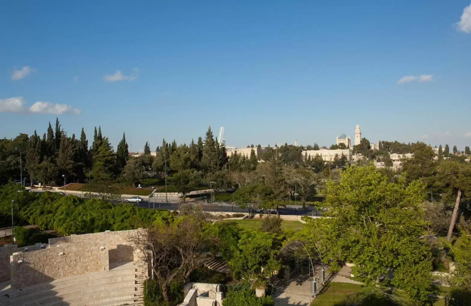 City view in The Inbal Jerusalem