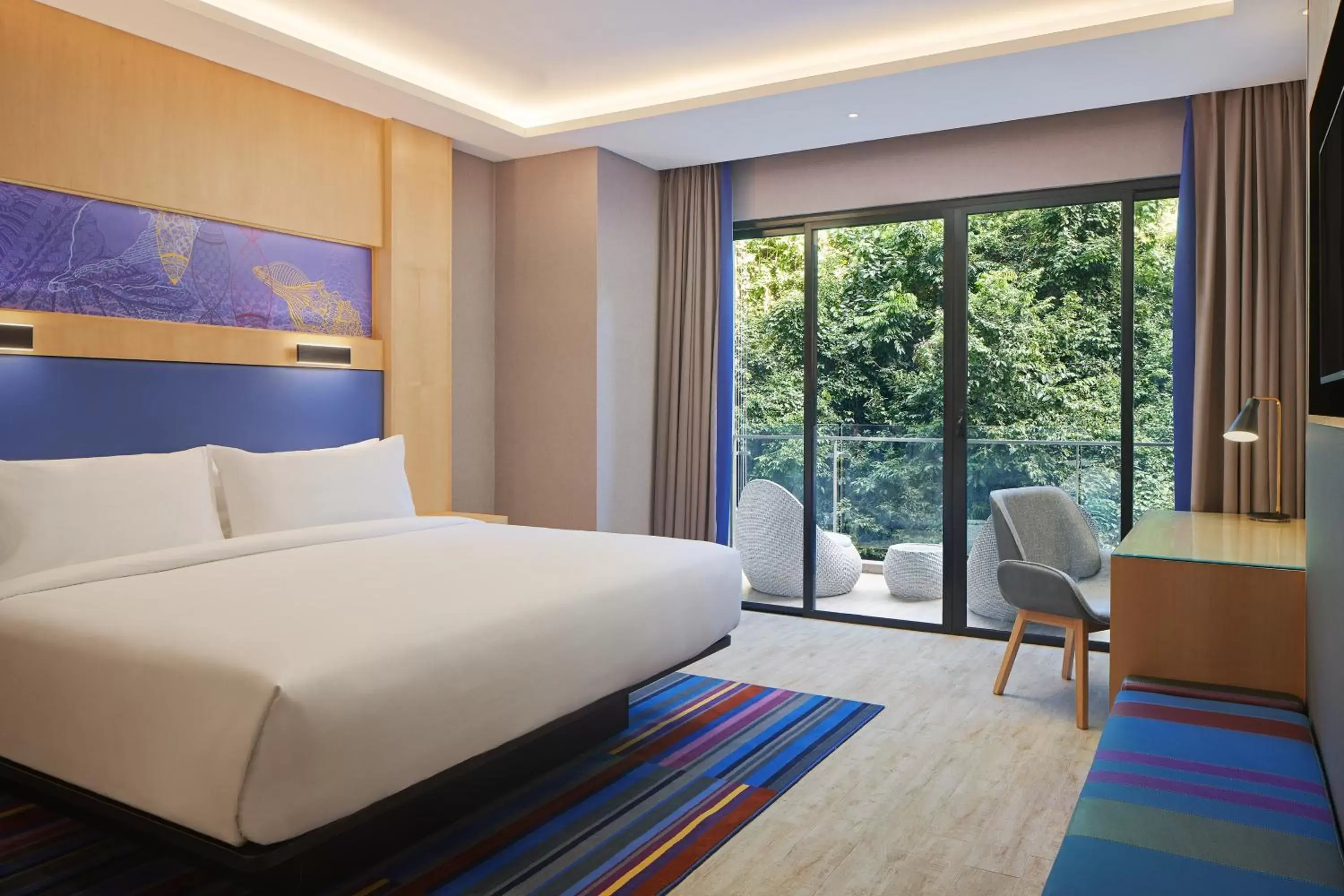 Photo of the whole room, Bed in Aloft Langkawi Pantai Tengah